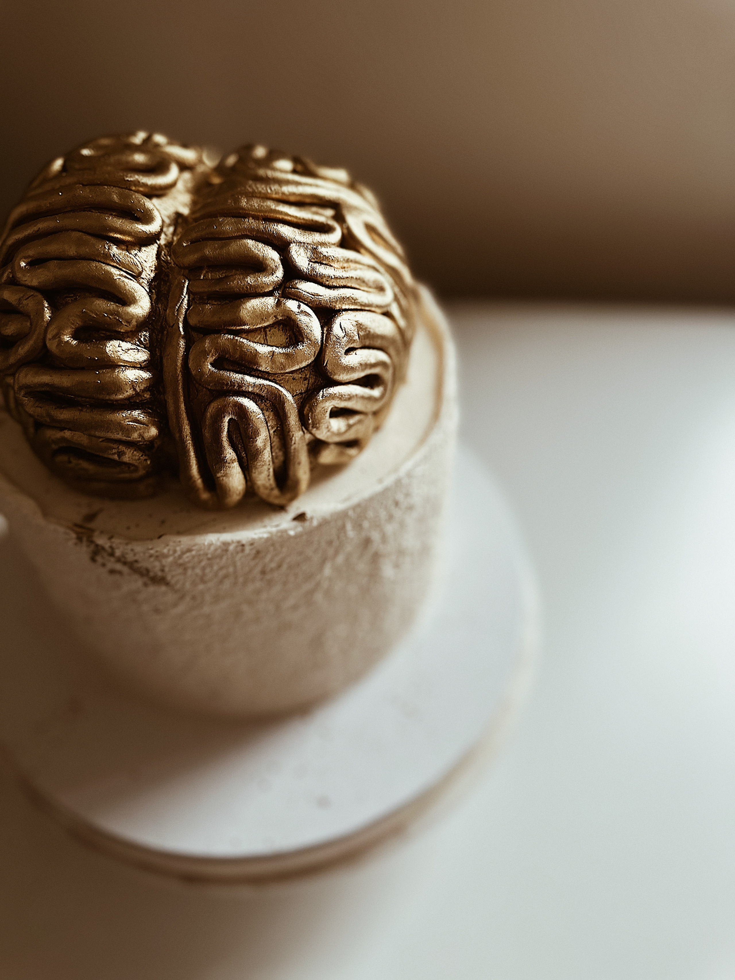 Торт Золотой мозг. Арт-кондитер в Москве Маша Шафран