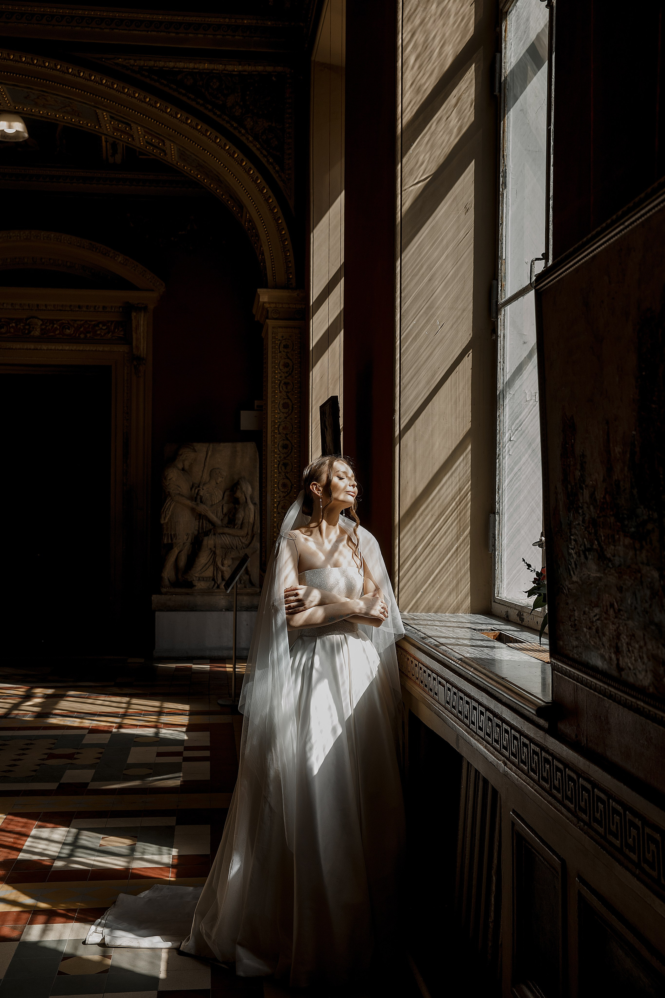 Свадебная в академии Штиглица. Свадебный фотограф Санкт-Петербург  Москва