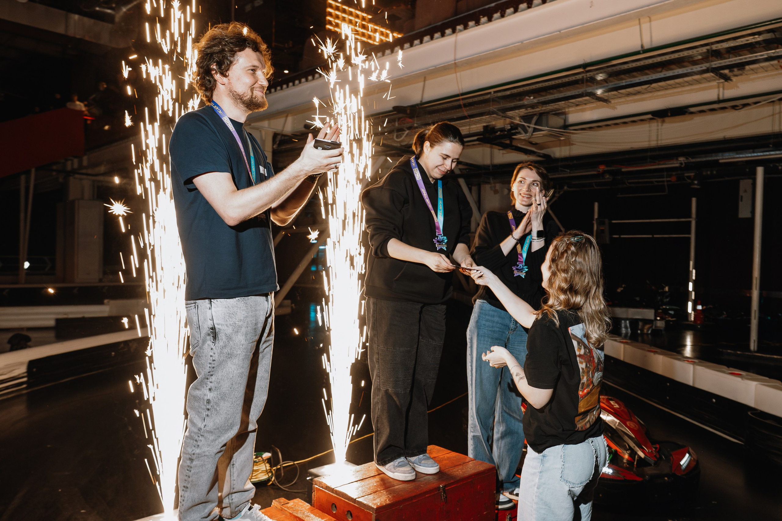 Бюро А4, корпоратив в Тимати Картинг. Фотограф Андрей Михайлов, Москва