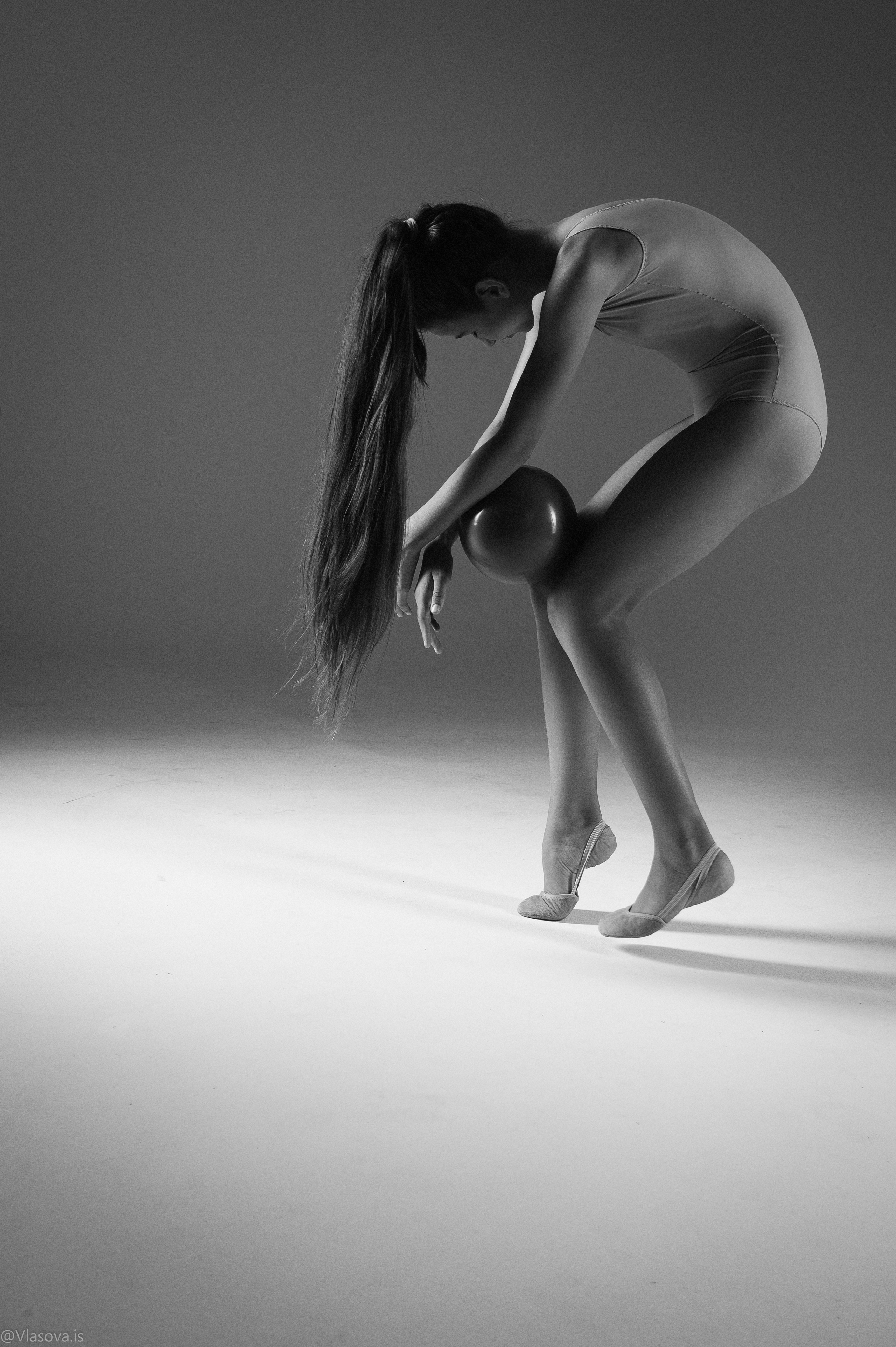 спортивная фотосессия для гимнастки