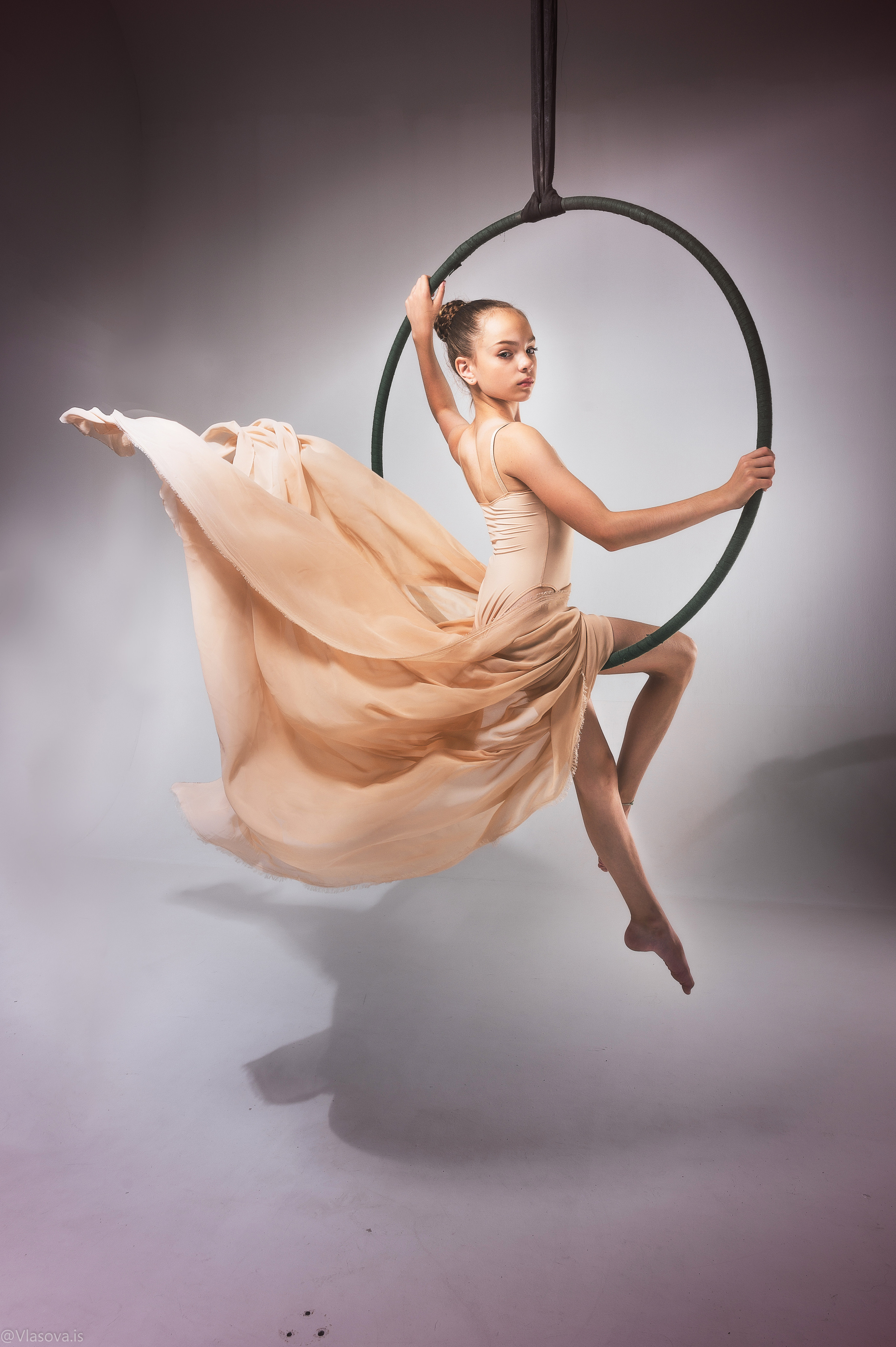 фотосессия с тканью