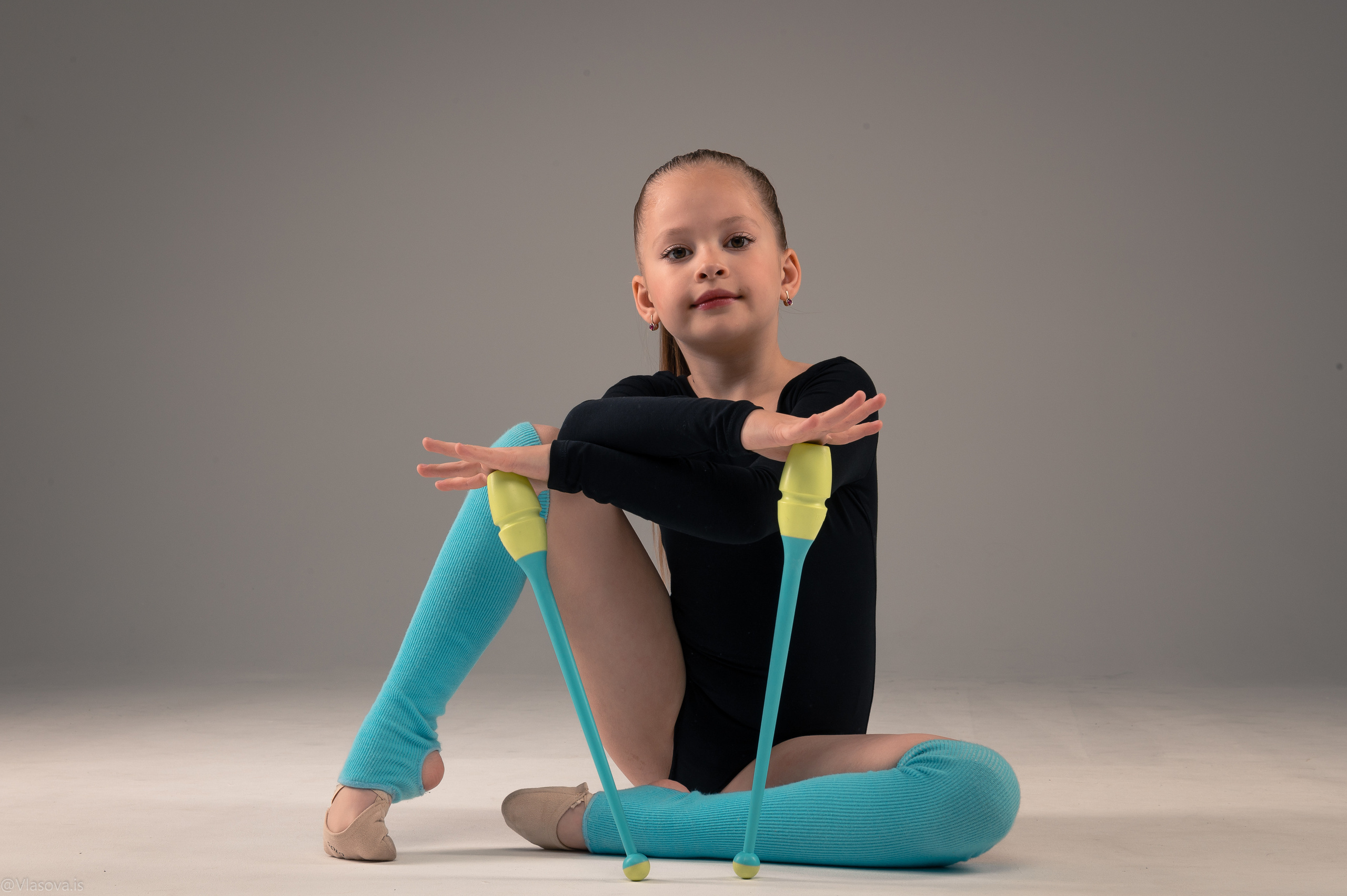 спортивная фотосессия для гимнастки