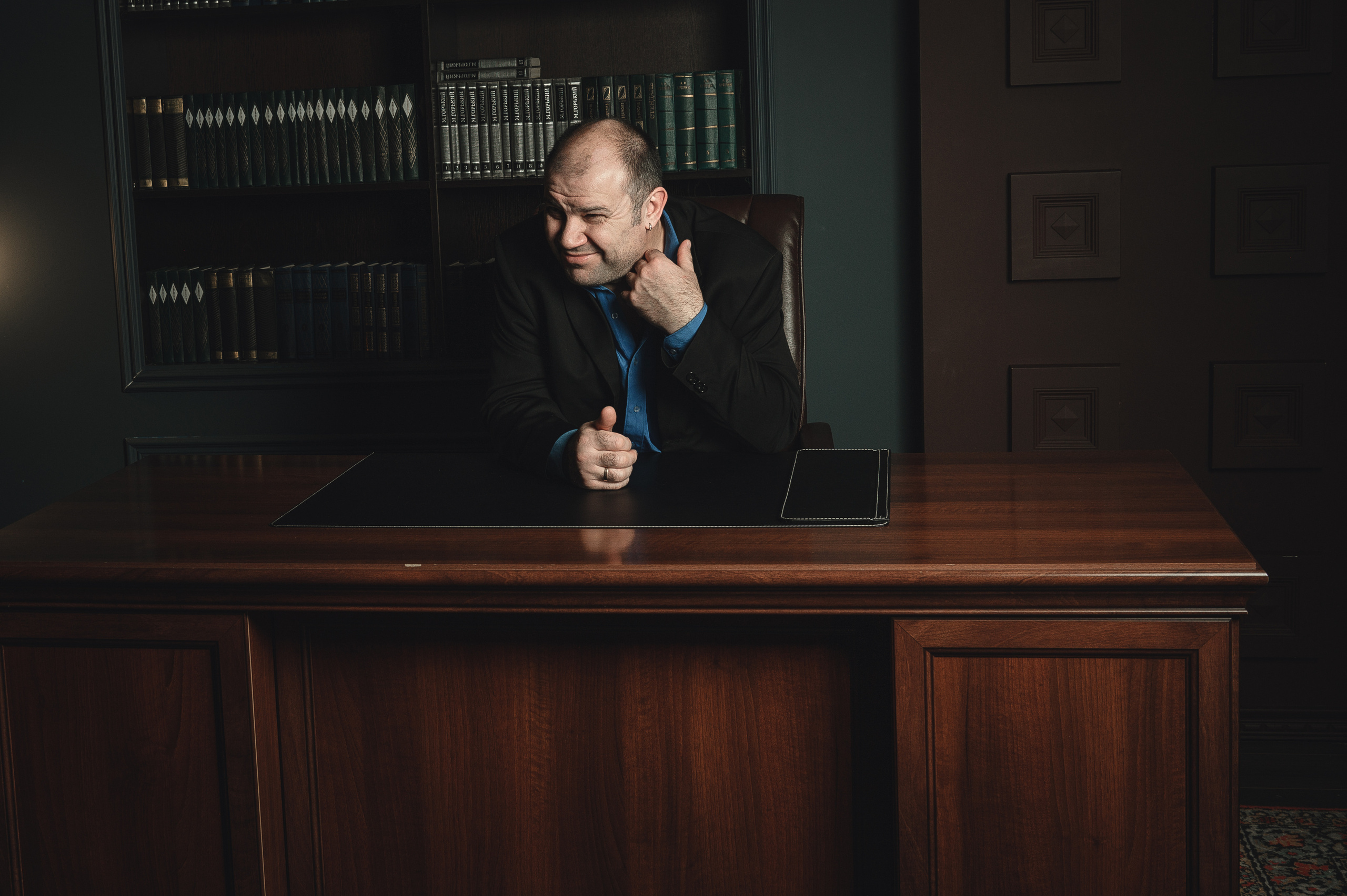 мужской портет с юмором