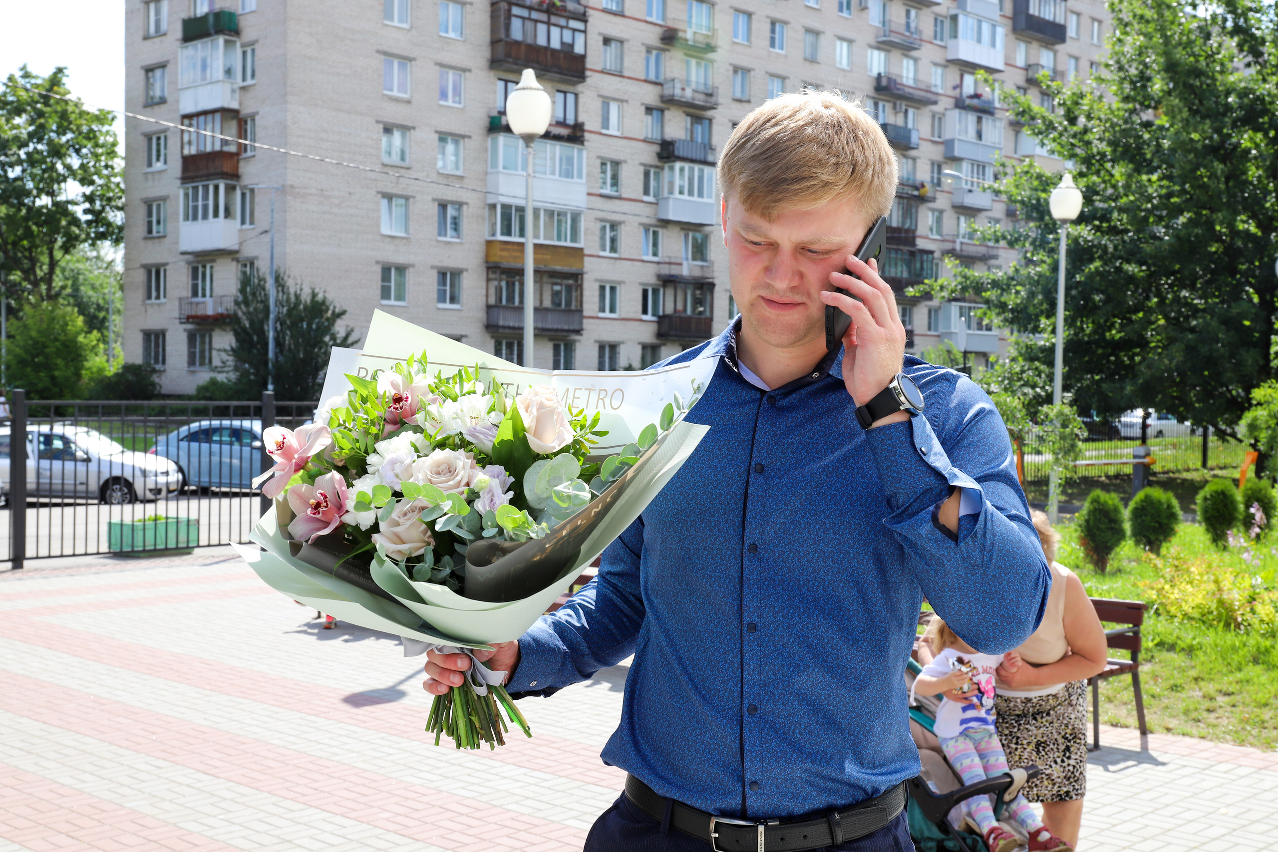 Выписка из роддома маленького Дениса. Фотограф в Санкт-Петербурге Наталья Брилькова