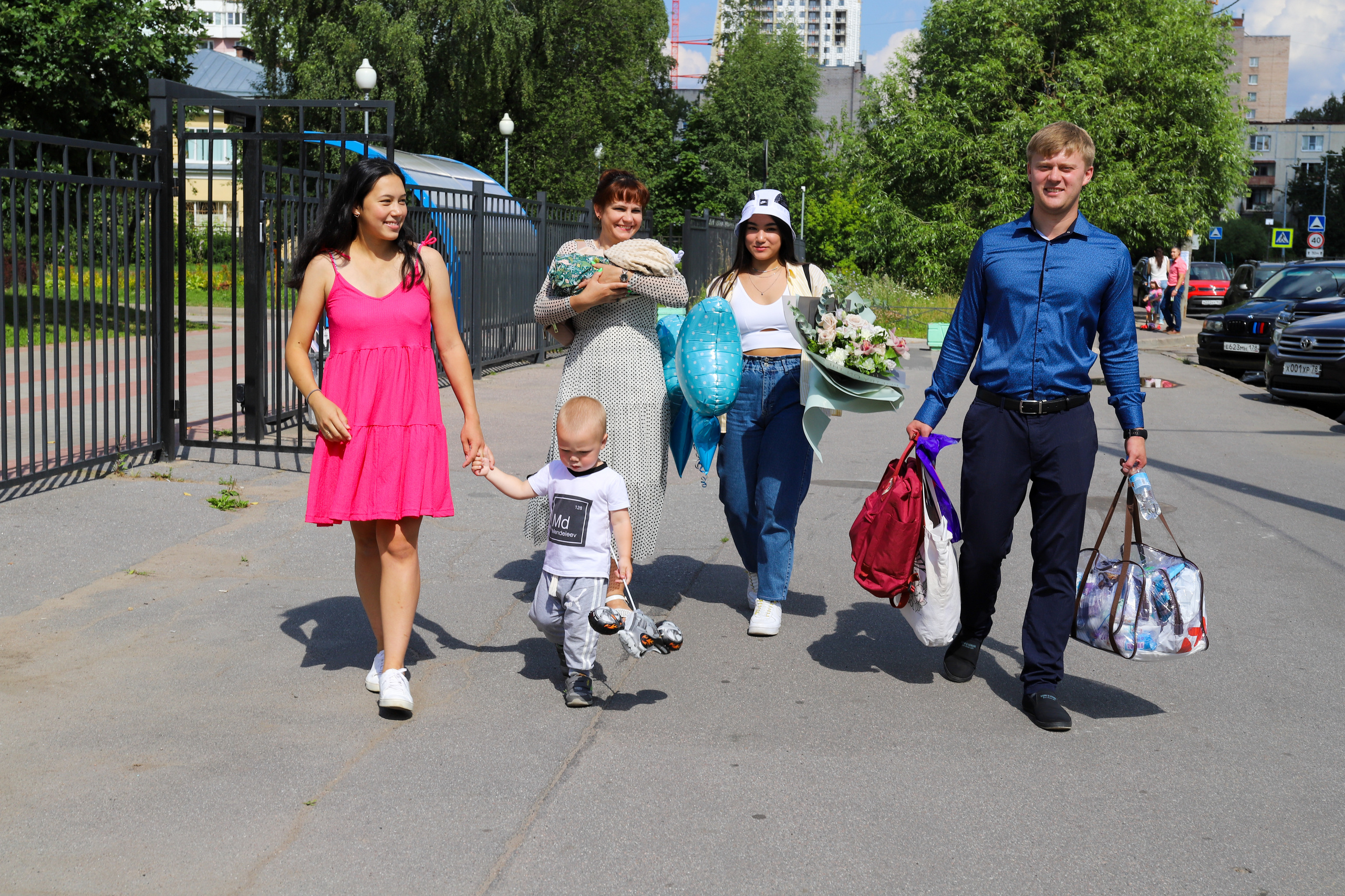 Выписка из роддома маленького Дениса. Фотограф в Санкт-Петербурге Наталья Брилькова