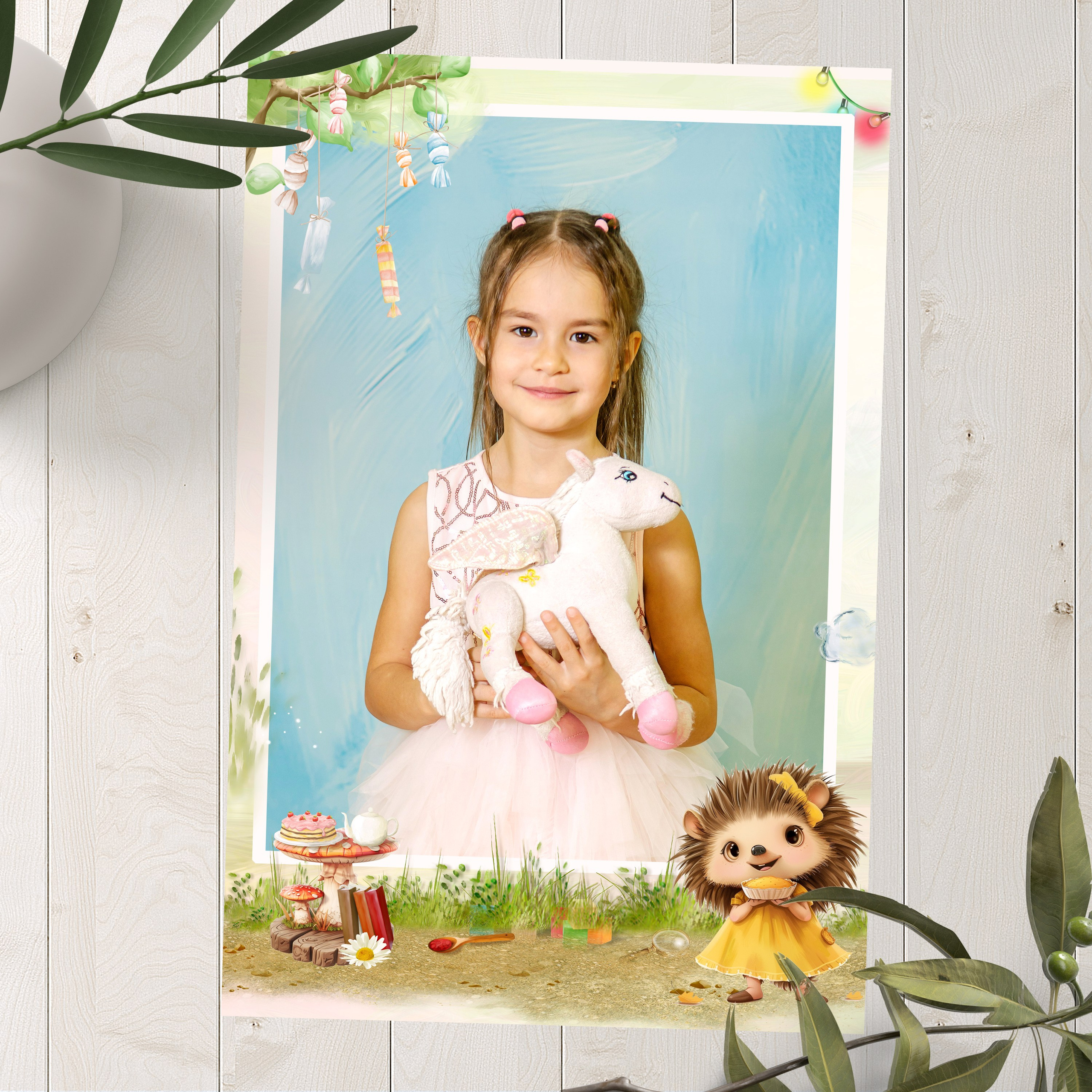 Портрет с дизайном. Фотограф в Шелехове, лучшие выпускные альбомы в Шелехове