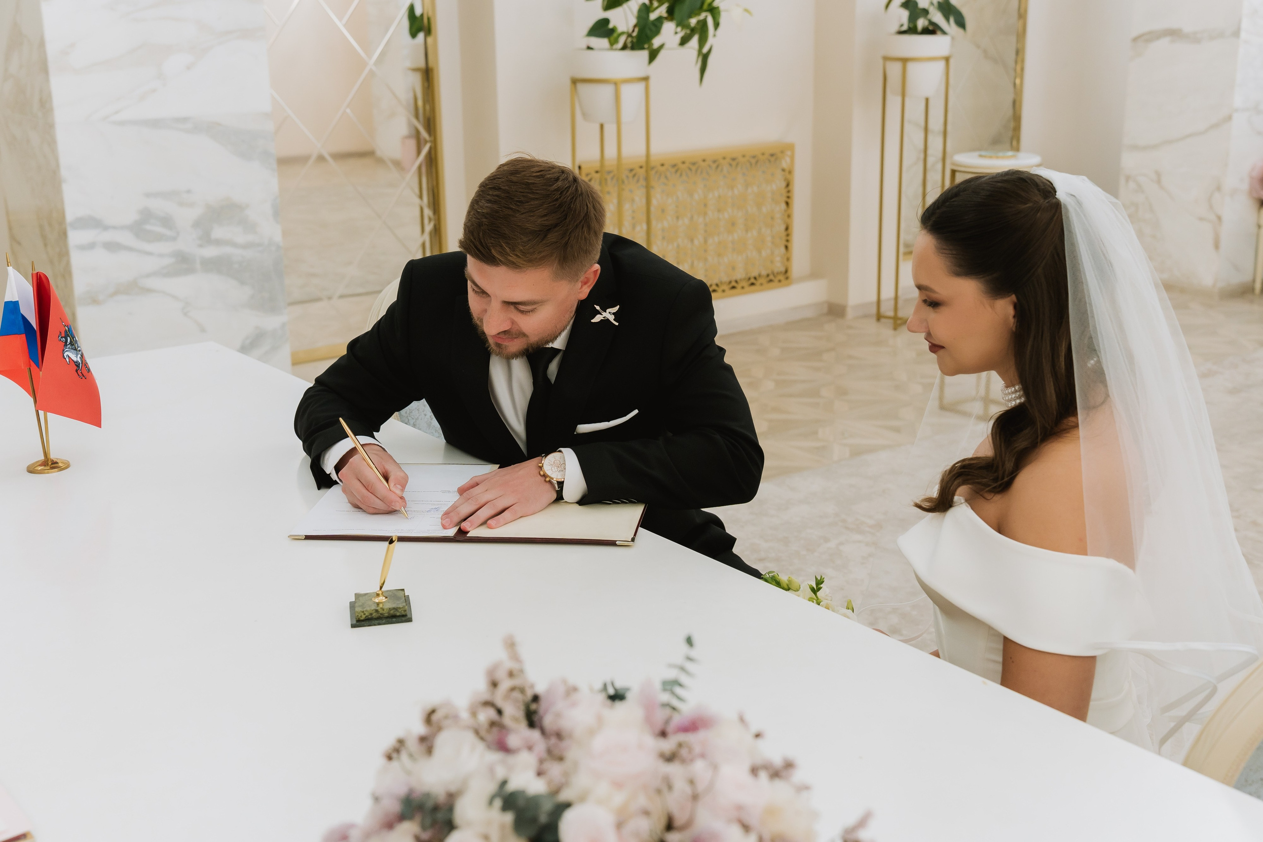 Свадьба Наталии и Вячеслава. Свадебный фотограф в Москве Яна Деньгина