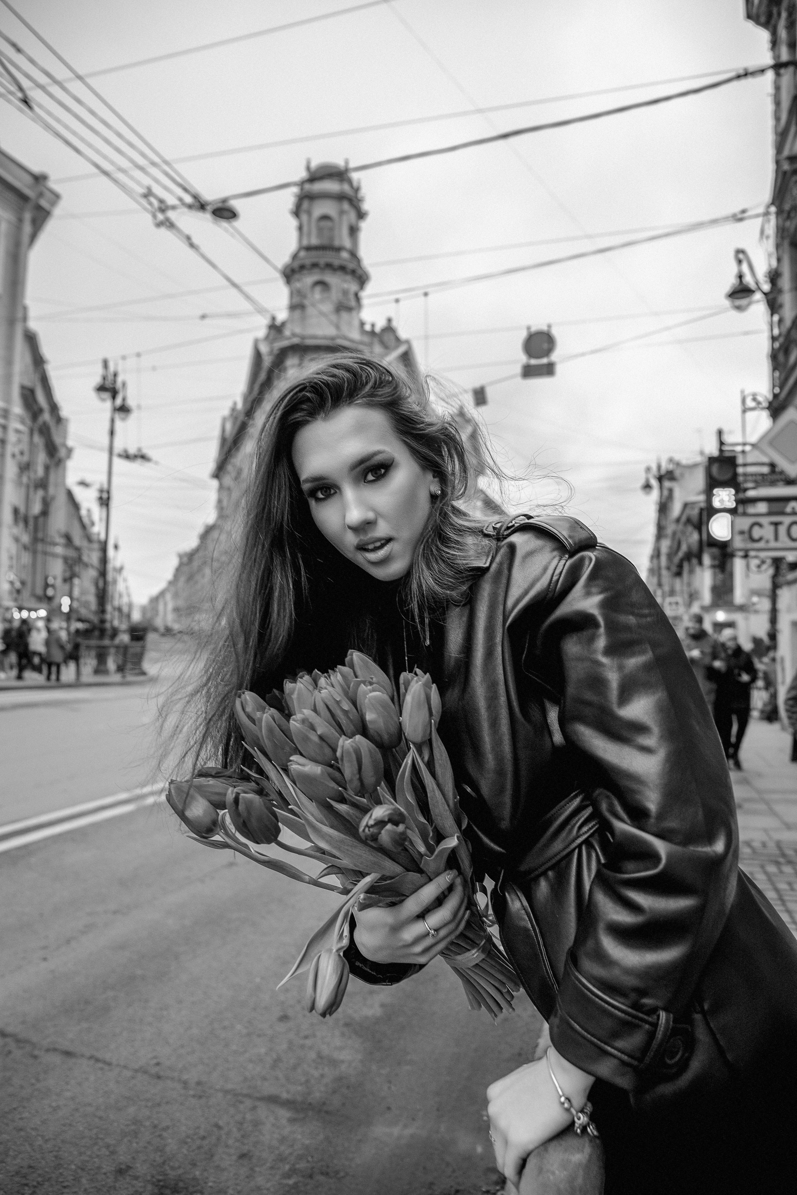 Ольга первая весенняя прогулка. Катерина Растокина фотограф в Санкт-Петербурге