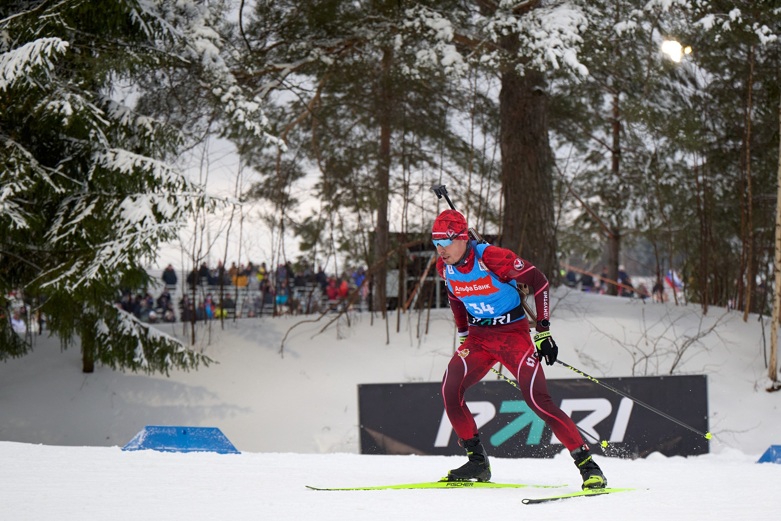 Биатлон. Чемпионат России — 2024/2025, 3-й этап, Ижевск. Ижевская винтовка. Спортивный репортажный фотограф в Ижевске Сергей Мерзляков