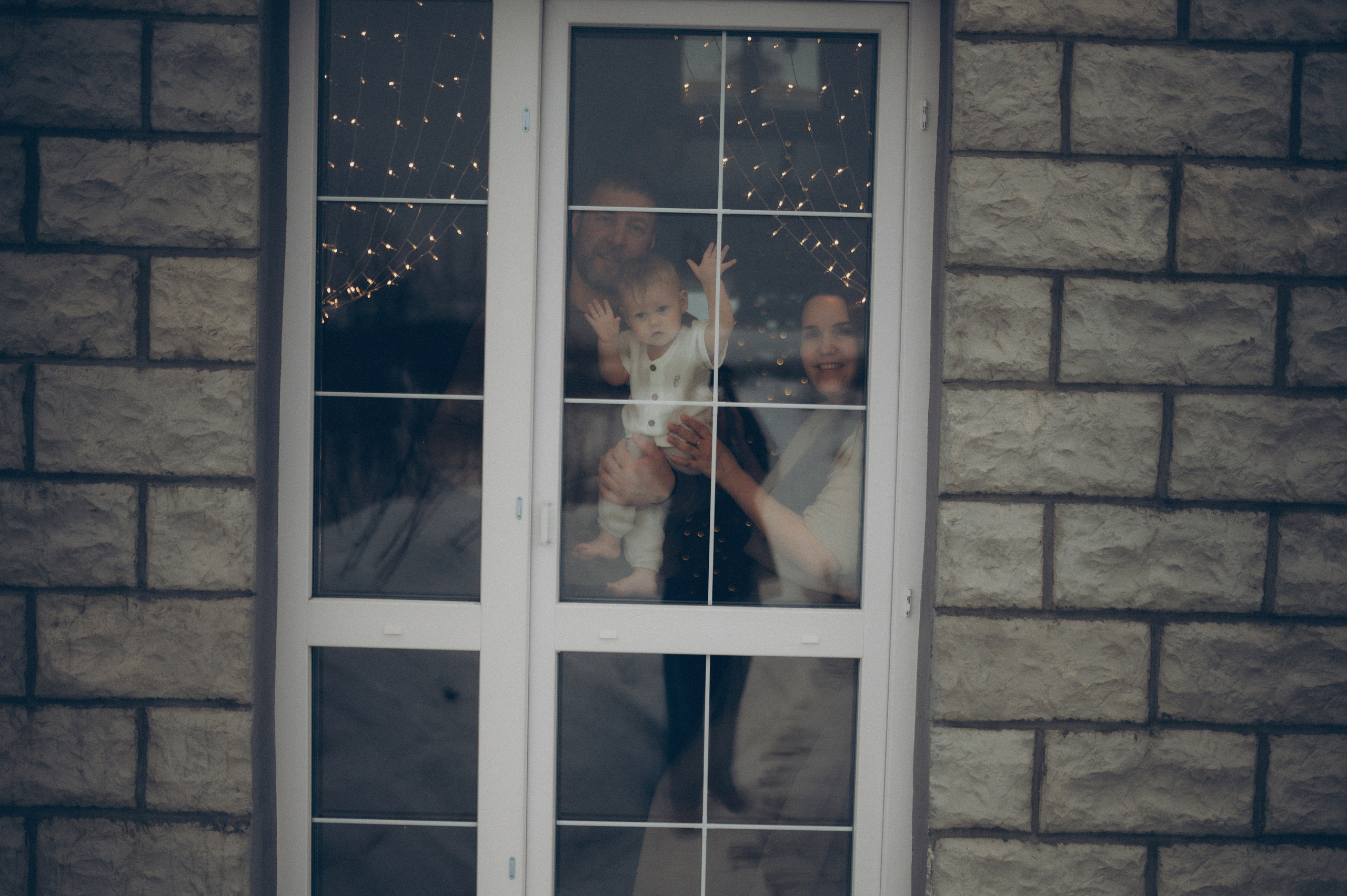 Лева, Жанна и Владимир (новогодняя домашняя). Фотограф, г. Лесной Свердловской области