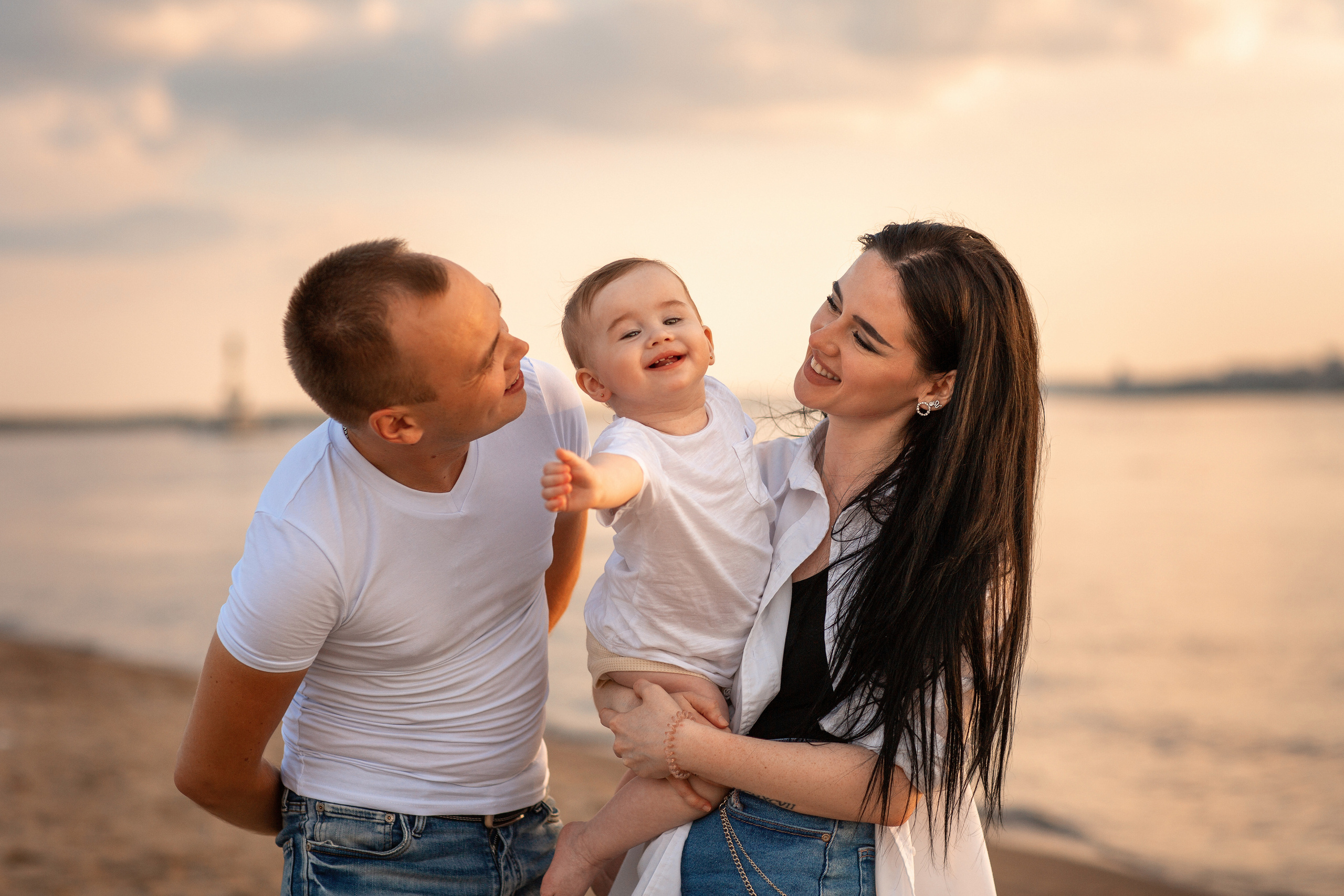 Прогулка по пляжу. Семейный и женский фотограф в Волгограде Екатерина Гулей