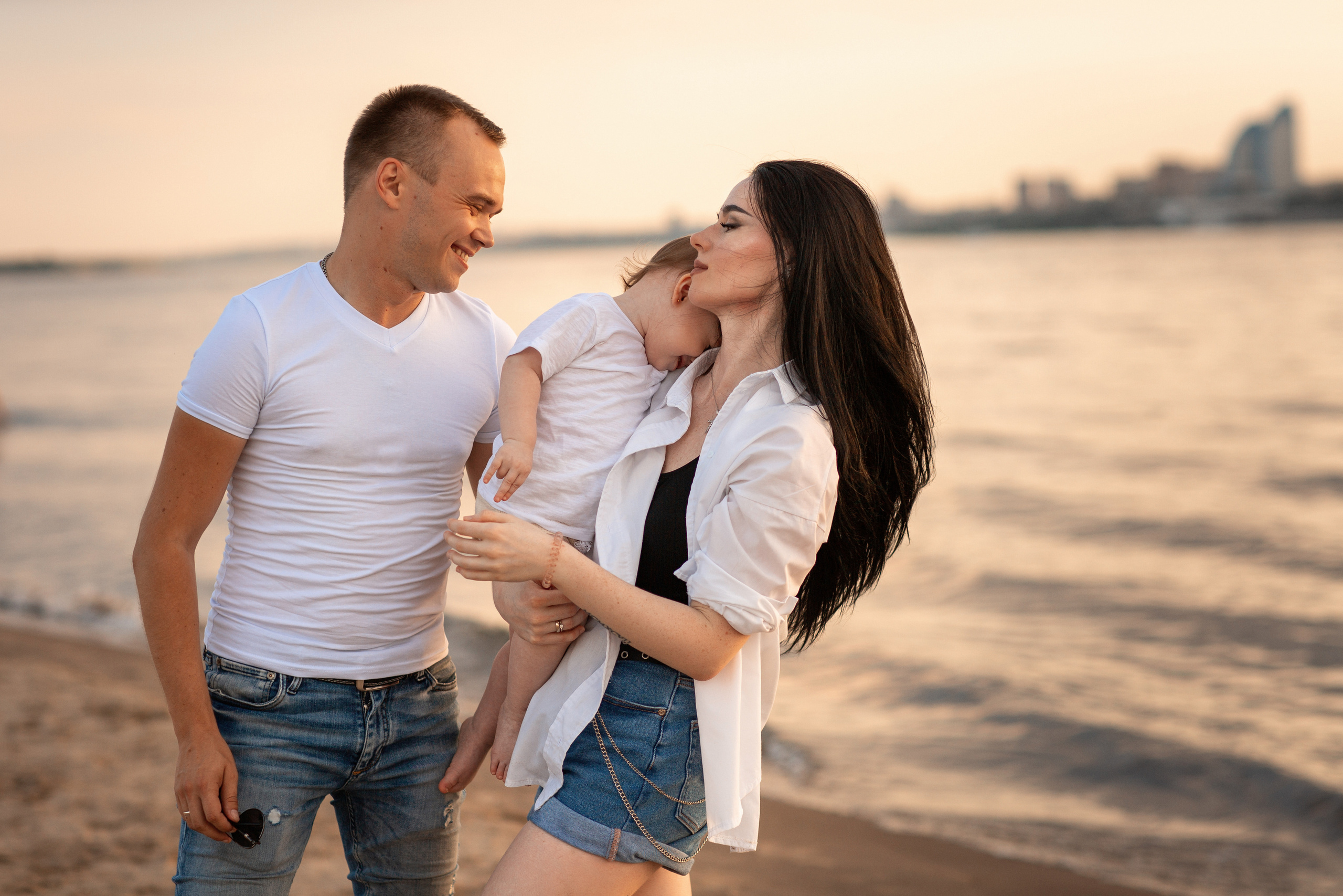 Прогулка по пляжу. Семейный и женский фотограф в Волгограде Екатерина Гулей