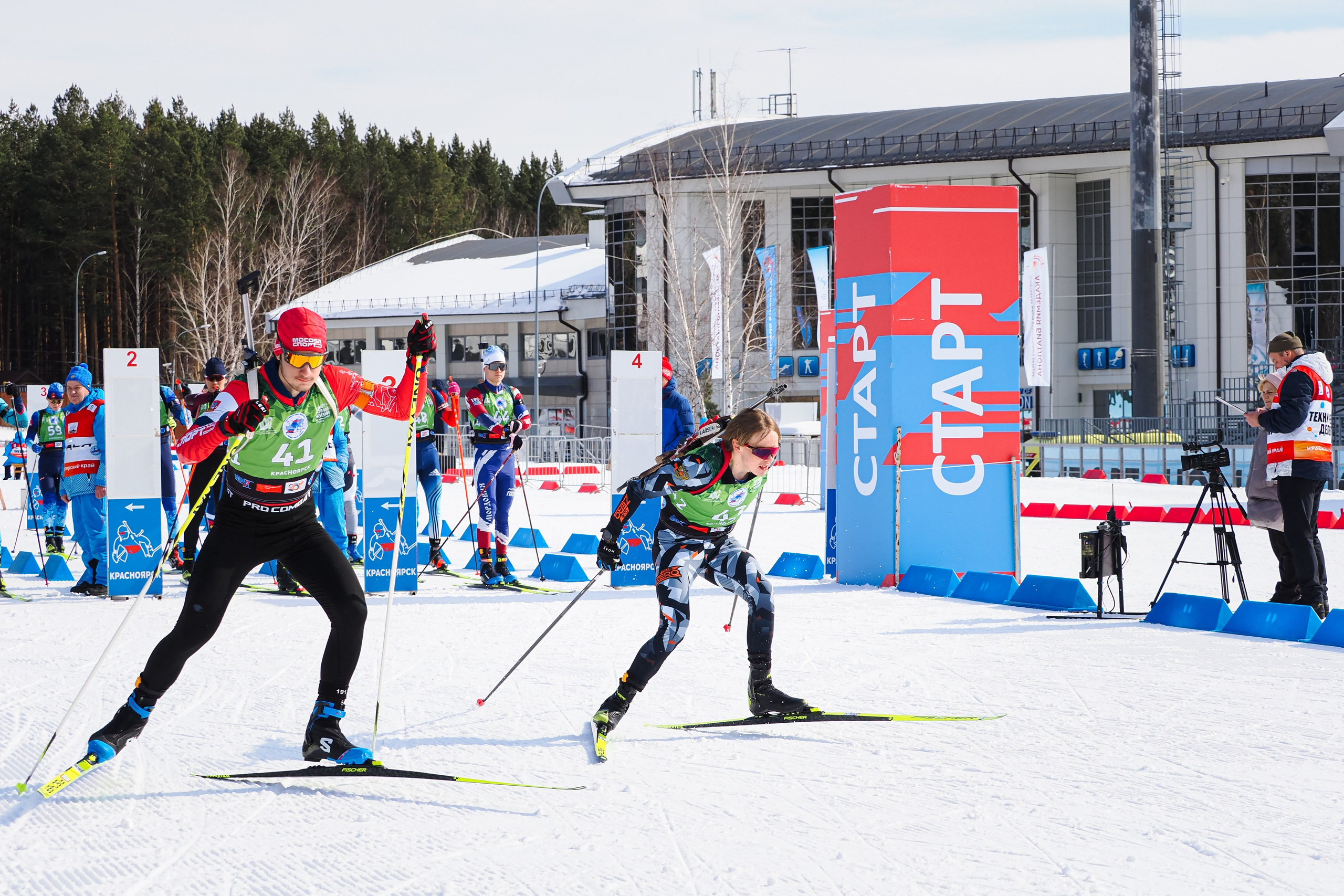 Биатлон / Первенство России. Репортажный фотограф Алексей Козьмин