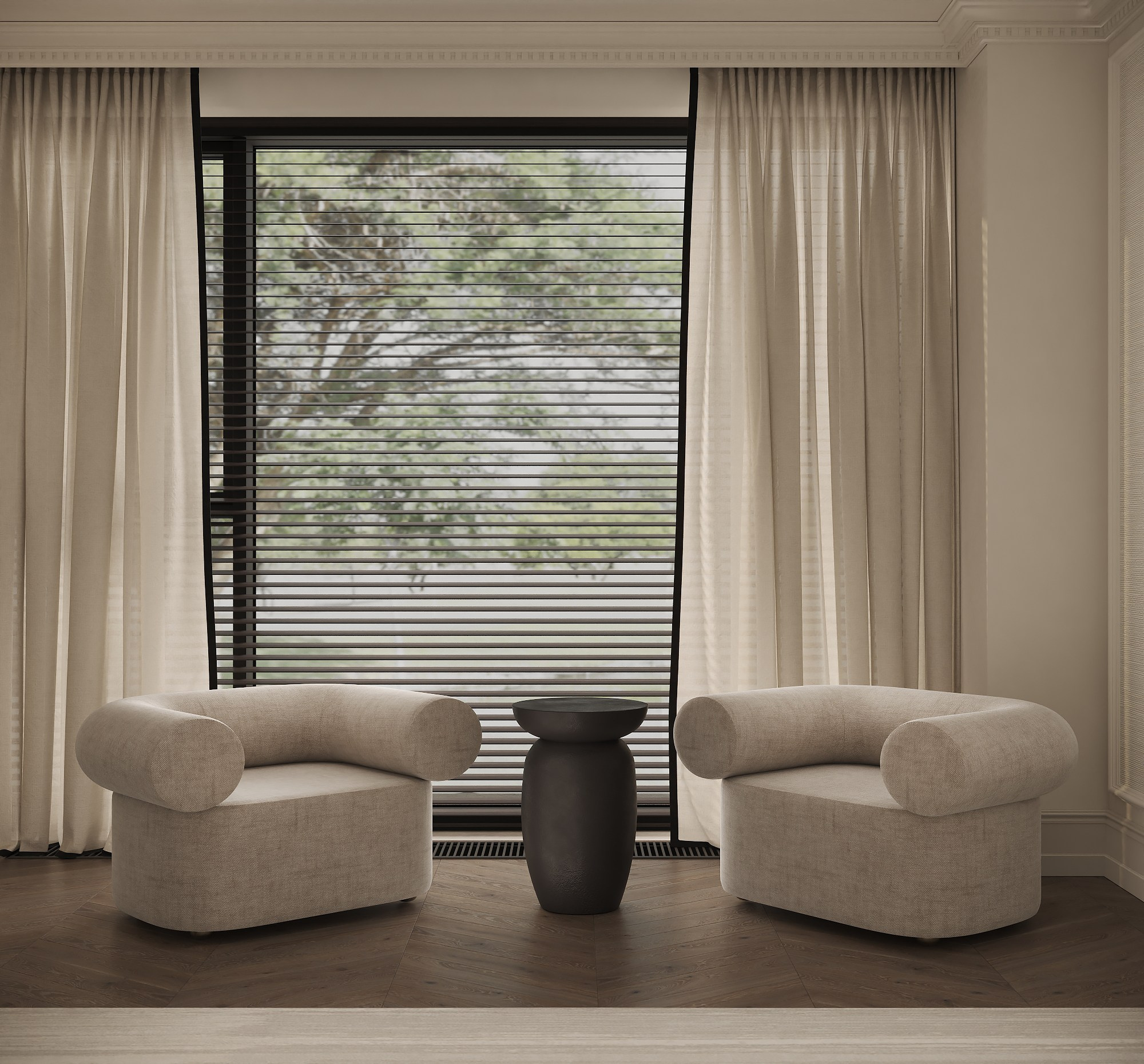 Willtowers 85 sqm. Алла Нечаева|Интерьерная визуализация