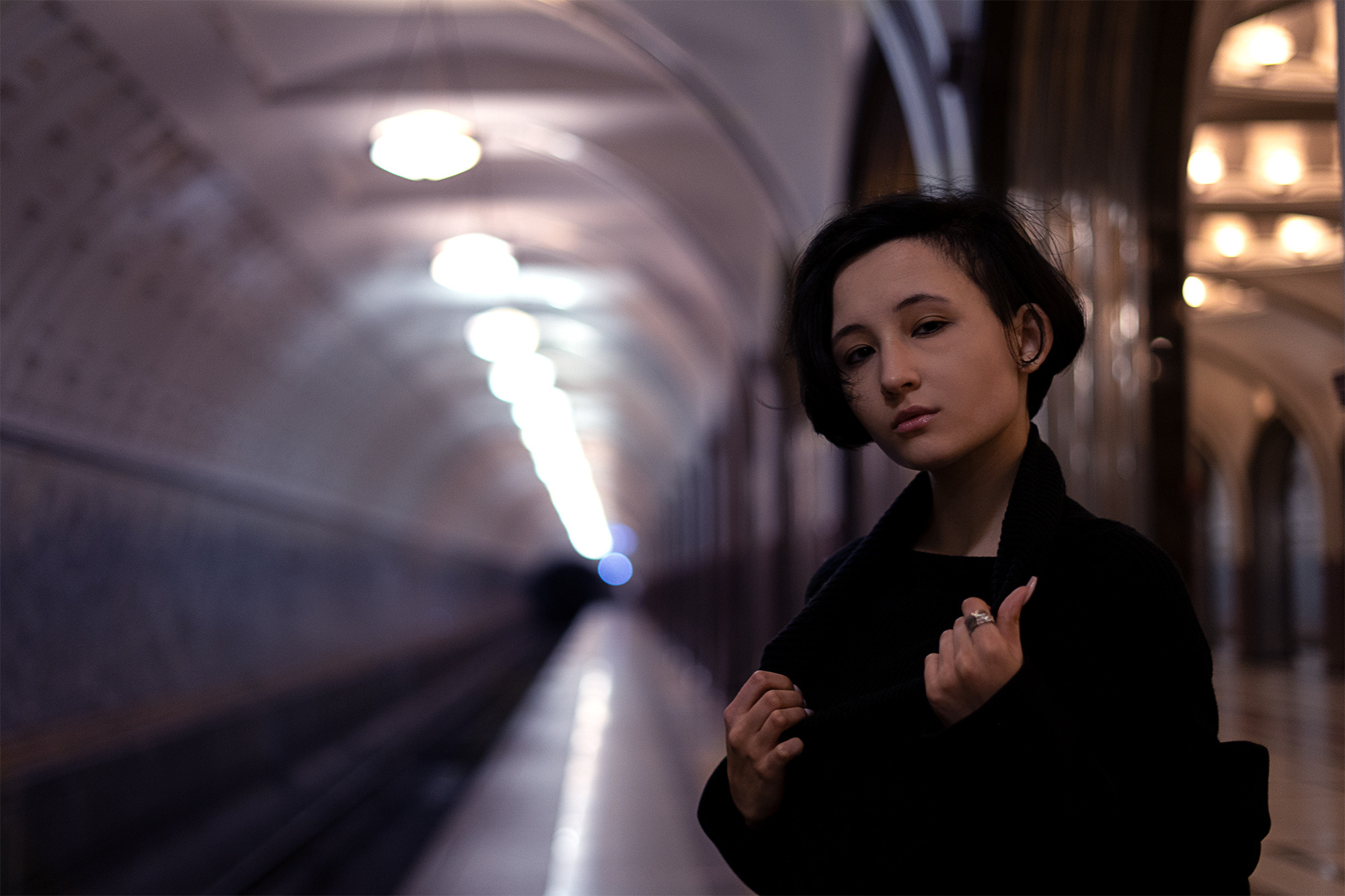 Фотосессия в метро. Фотограф Линина Анна