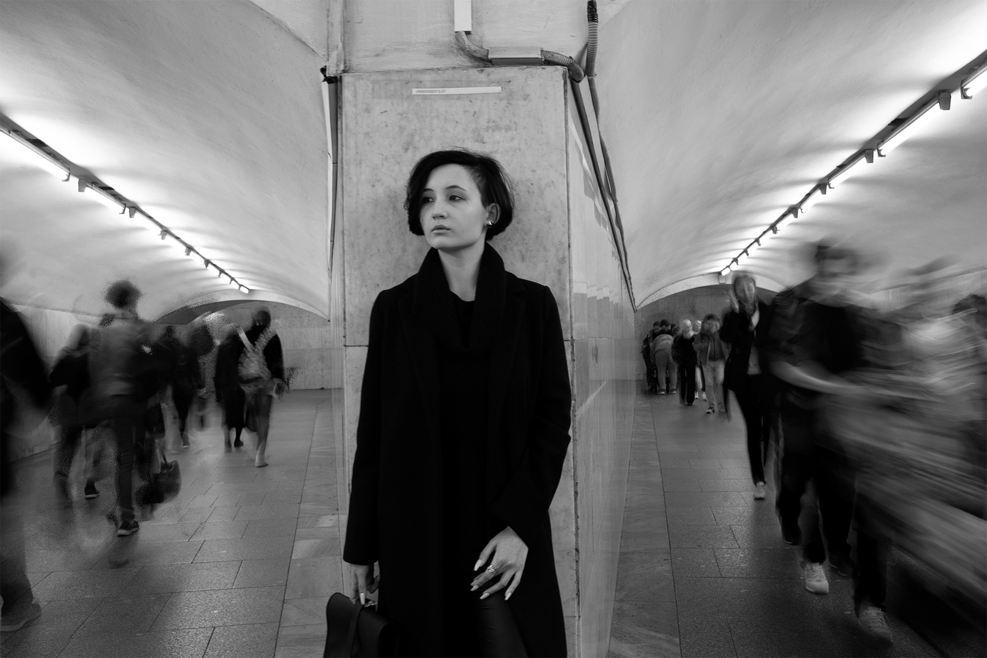 Фотосессия в метро. Фотограф Линина Анна