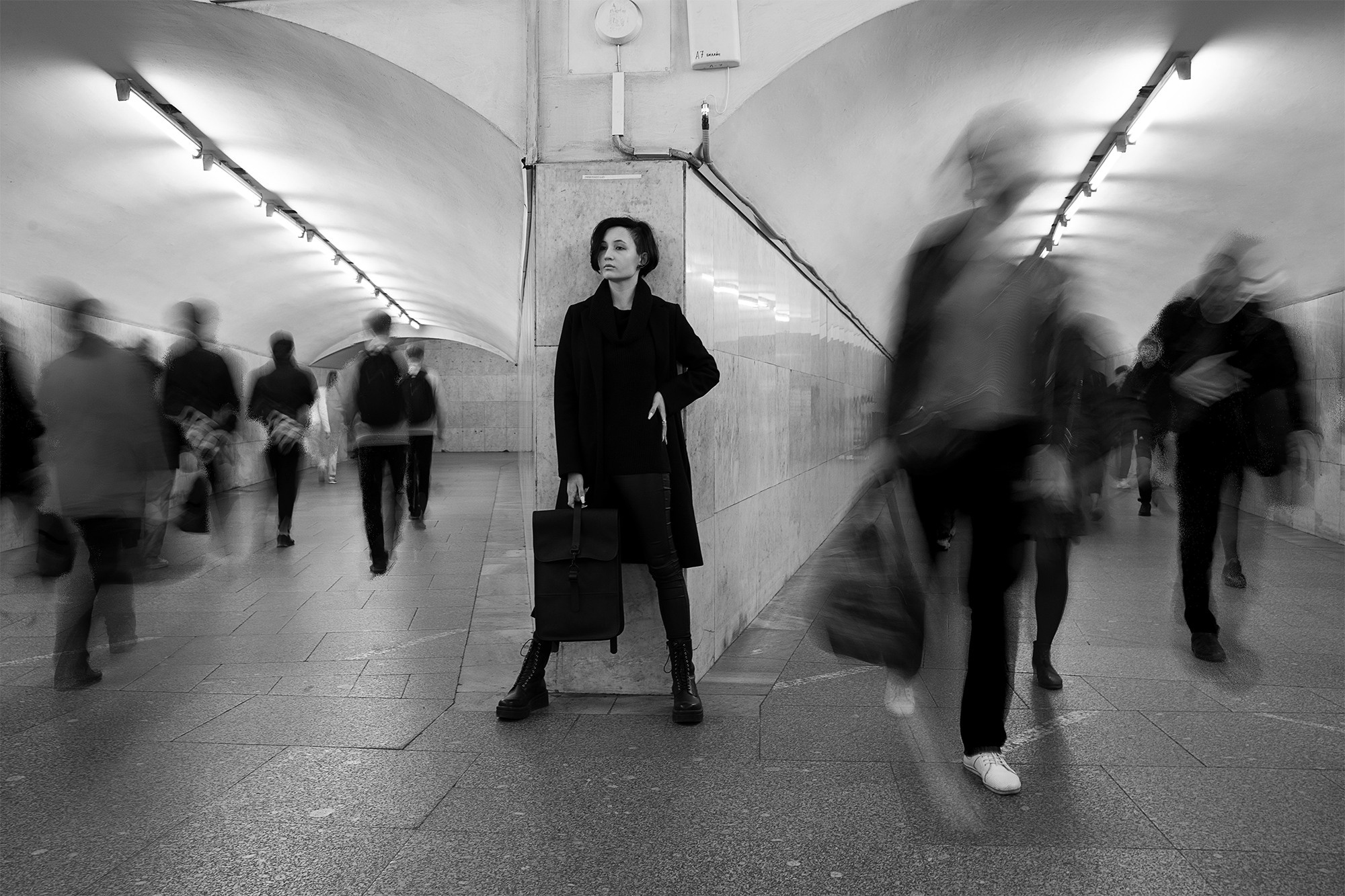 Фотосессия в метро. Фотограф Линина Анна