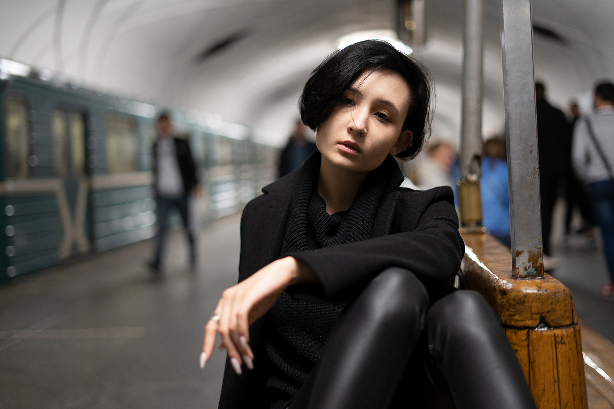 Фотосессия в метро. Фотограф Линина Анна