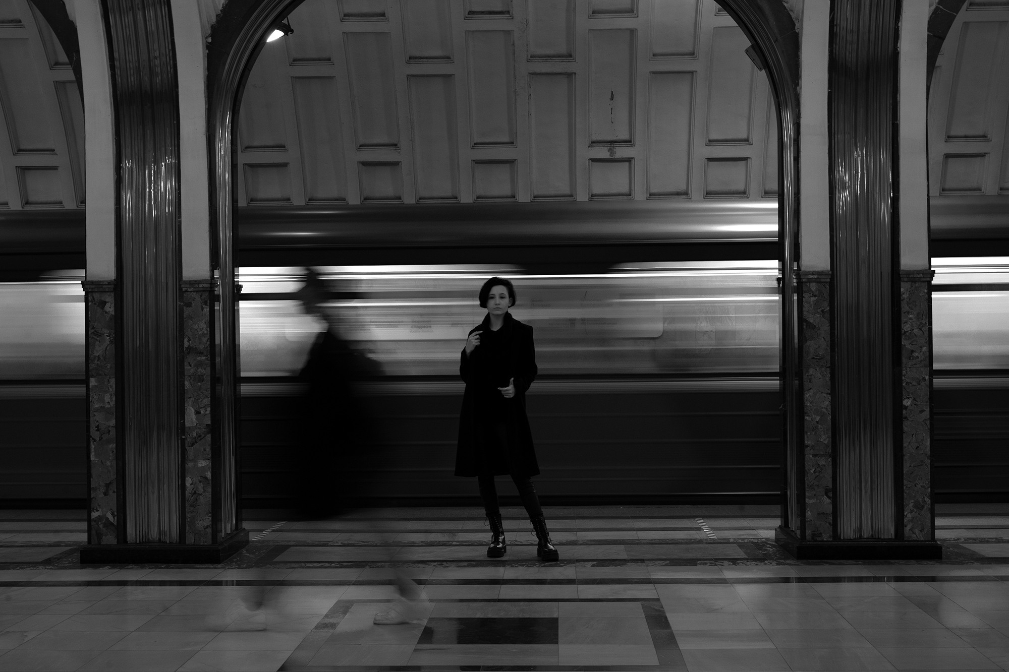 Фотосессия в метро. Фотограф Линина Анна