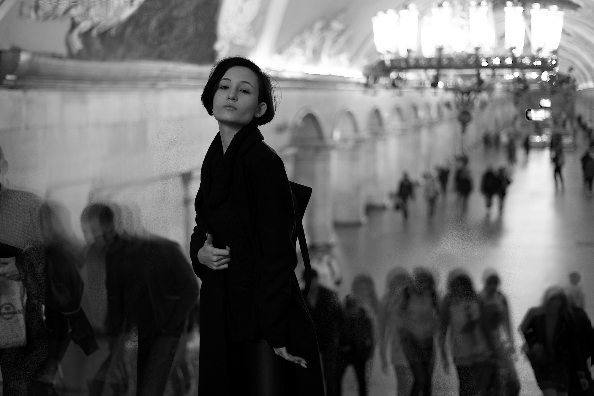 Фотосессия в метро. Фотограф Линина Анна