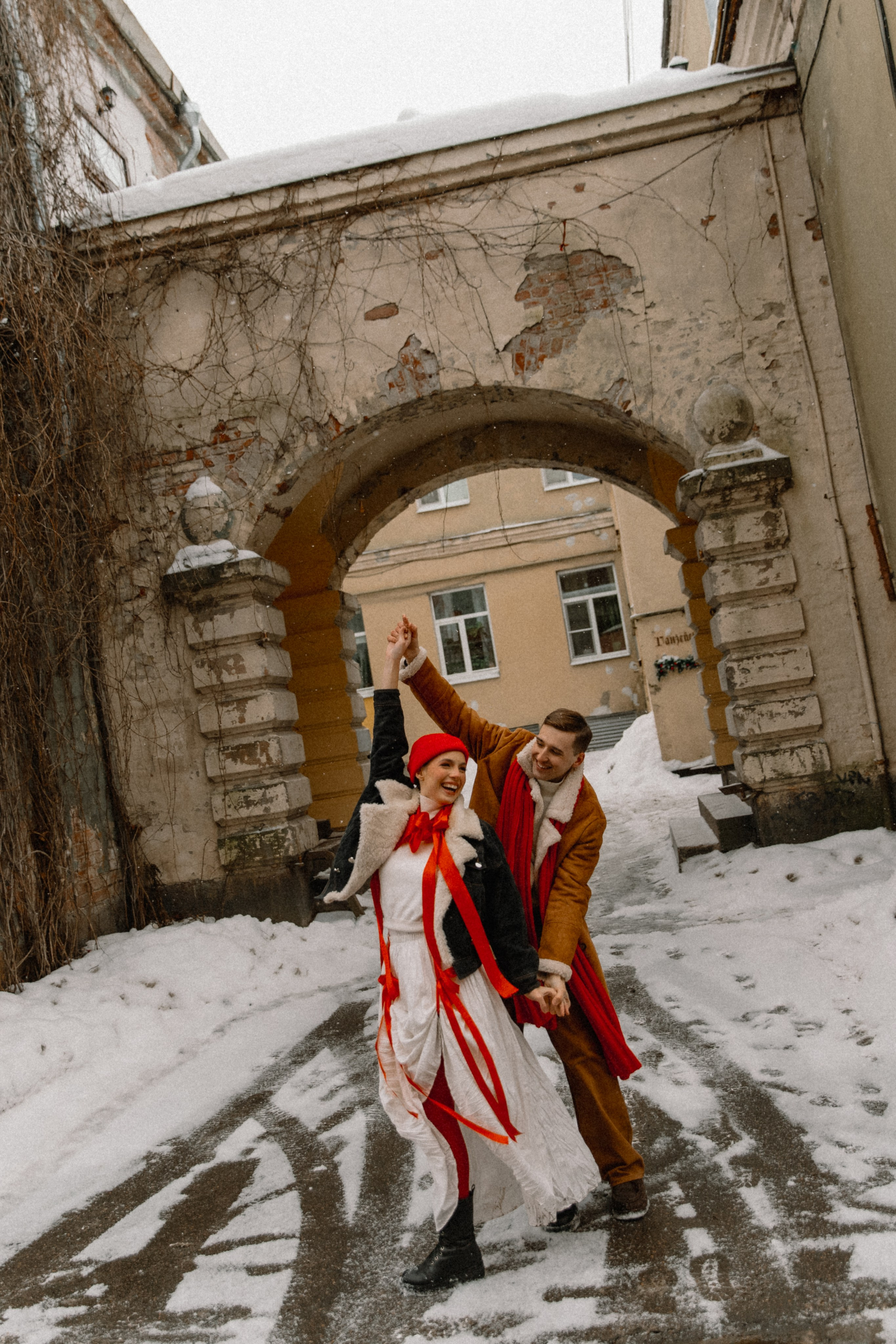 Антон и Яна: зимний Выборг. Николь — свадебный фотограф в Санкт-Петербурге, по России и в Европе