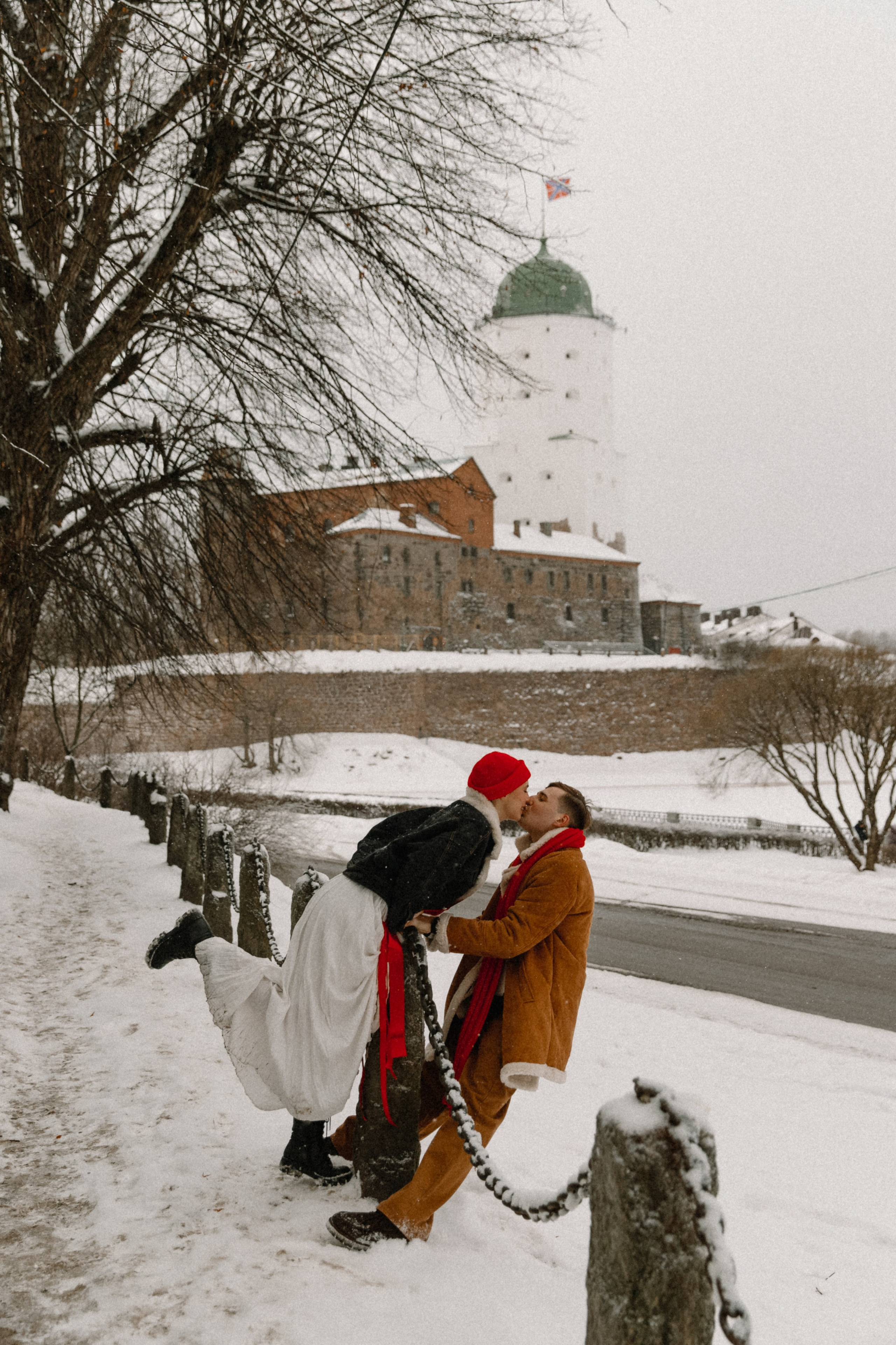 Антон и Яна: зимний Выборг. Николь — свадебный фотограф в Санкт-Петербурге, по России и в Европе