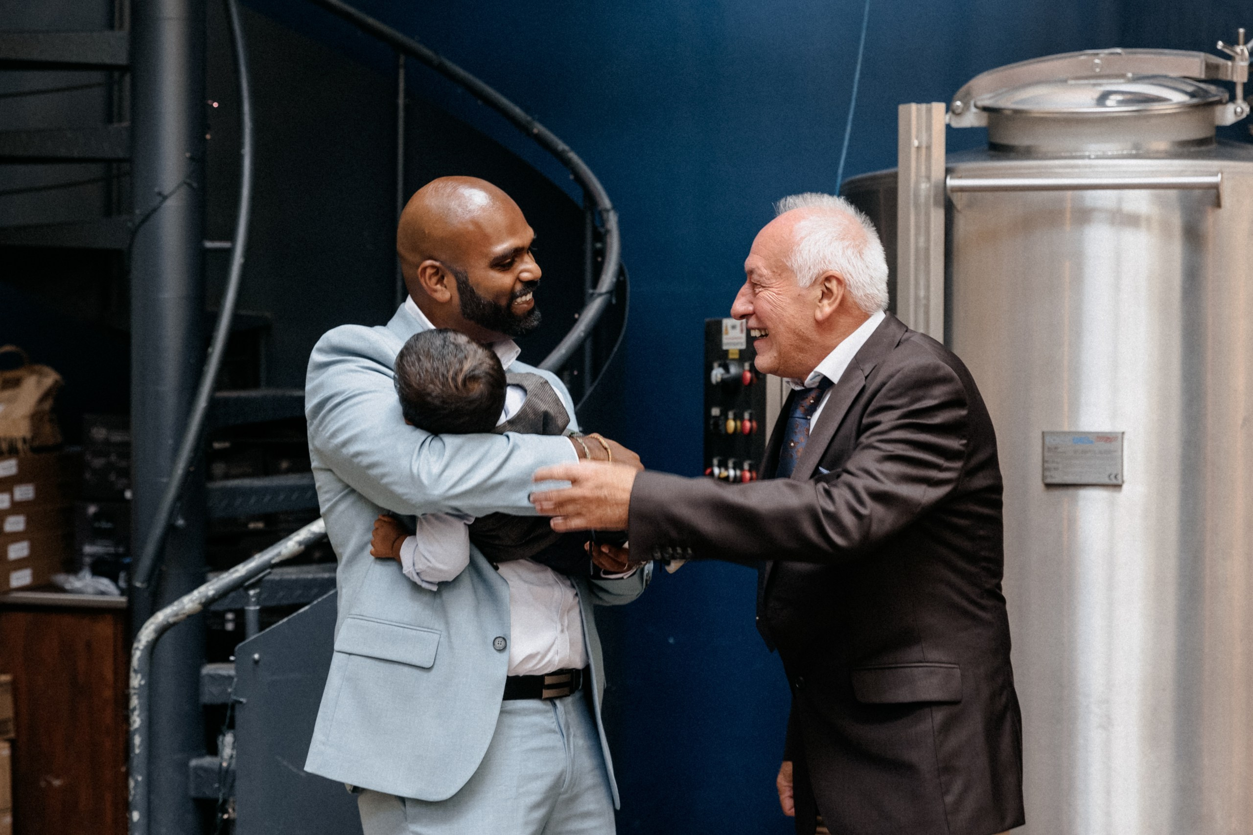 Denise & Tobias at The Old Brewery, Greenwich. Moments Catchers — Wedding Photography & Video Duo in London