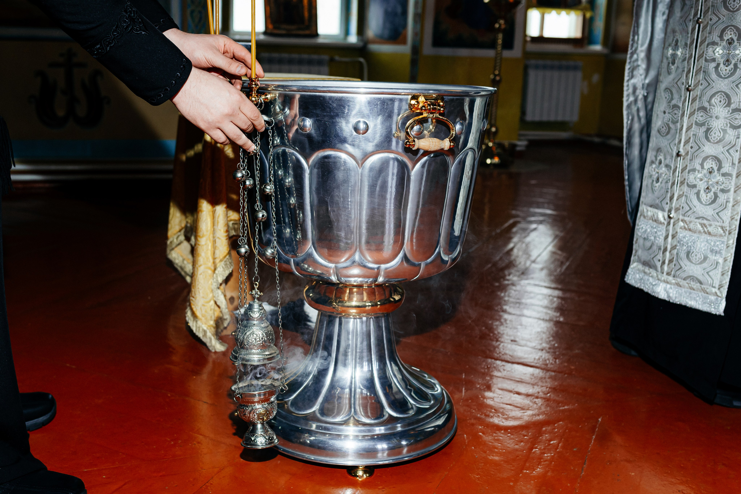 Фотосъемка крещения. Фотограф Ким Наталья в Красноярске