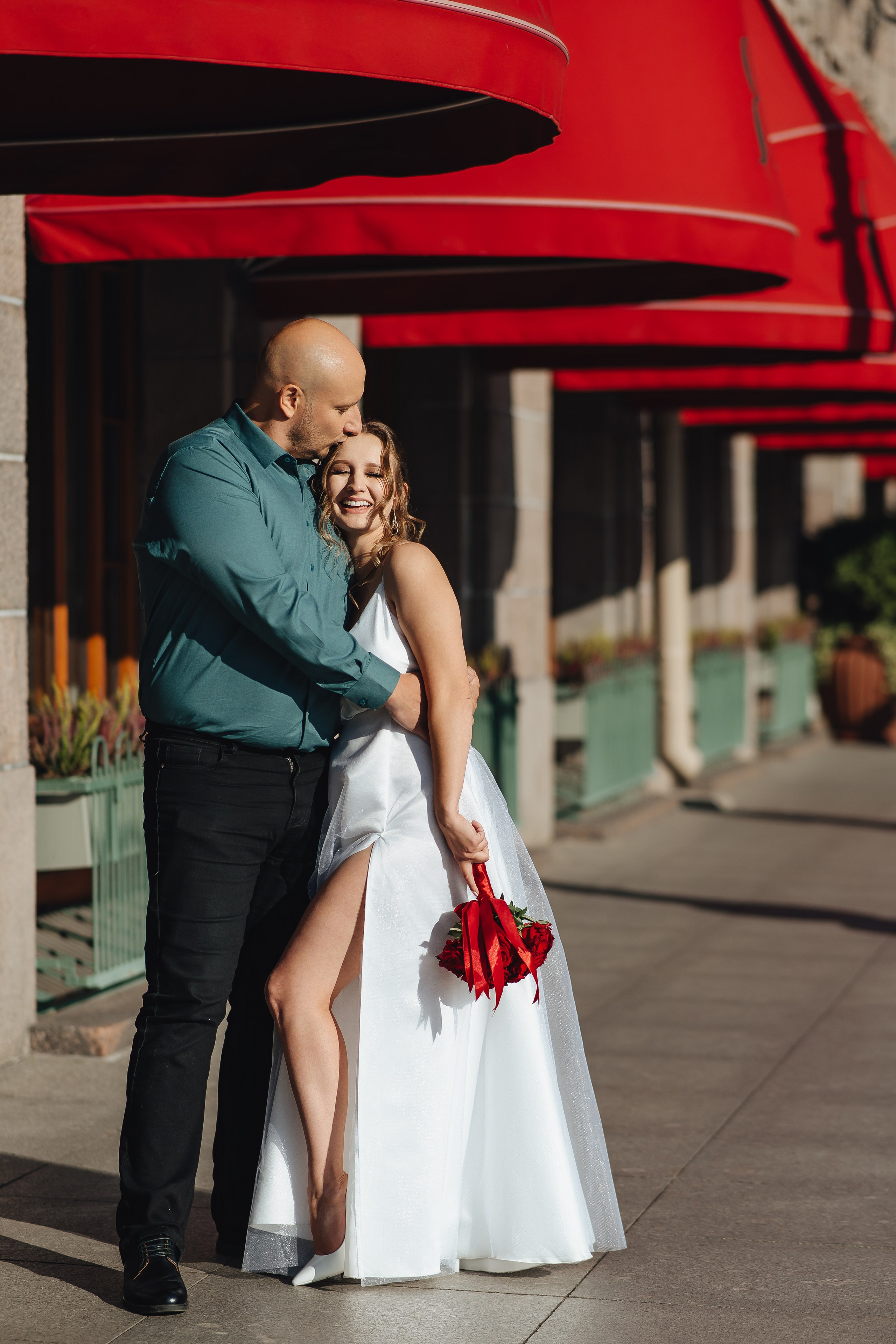 Нежное свадебное фото