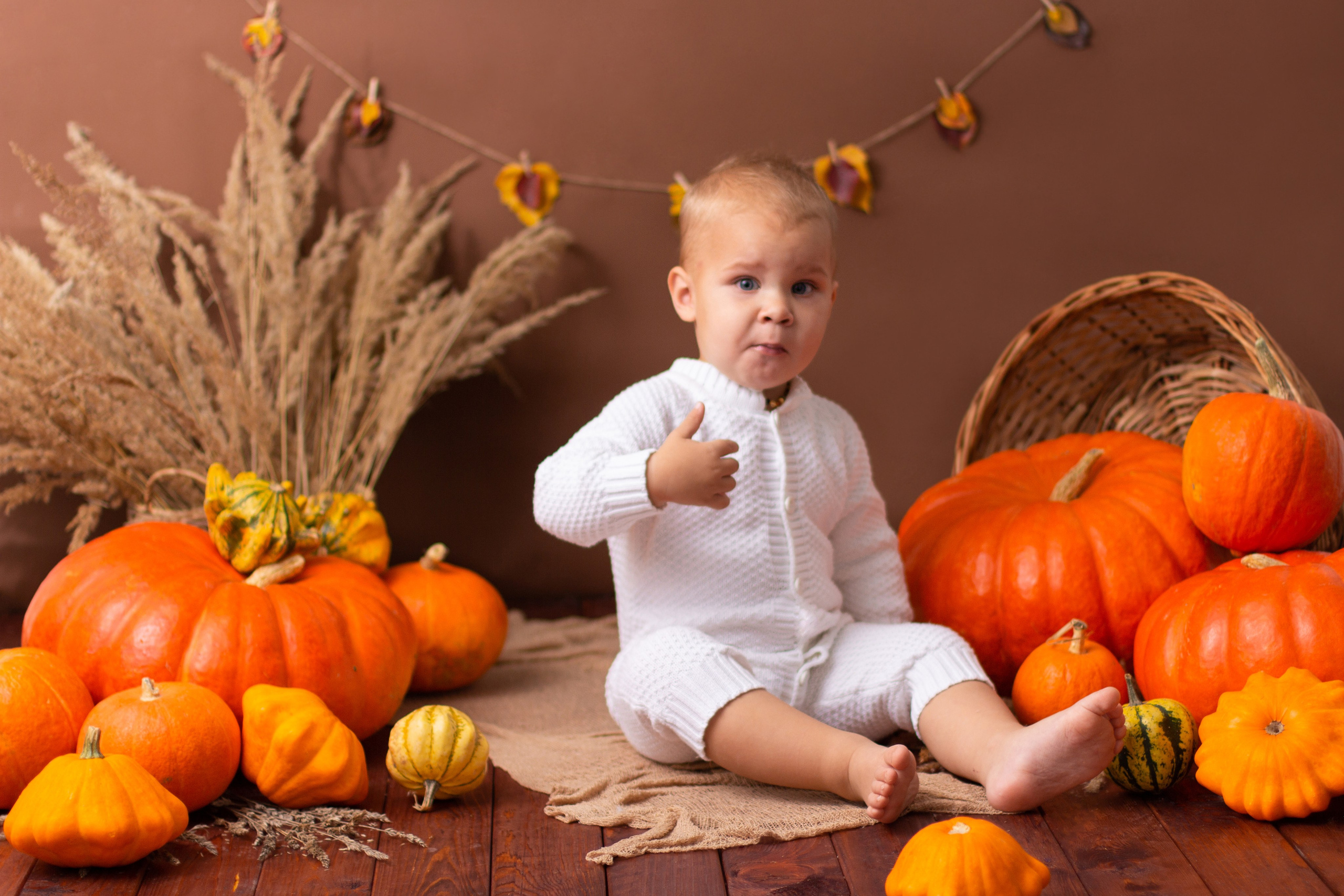 Фото-проекты (тыквенный, арбузный, весенний). Детский и семейный фотограф в Москве и МО