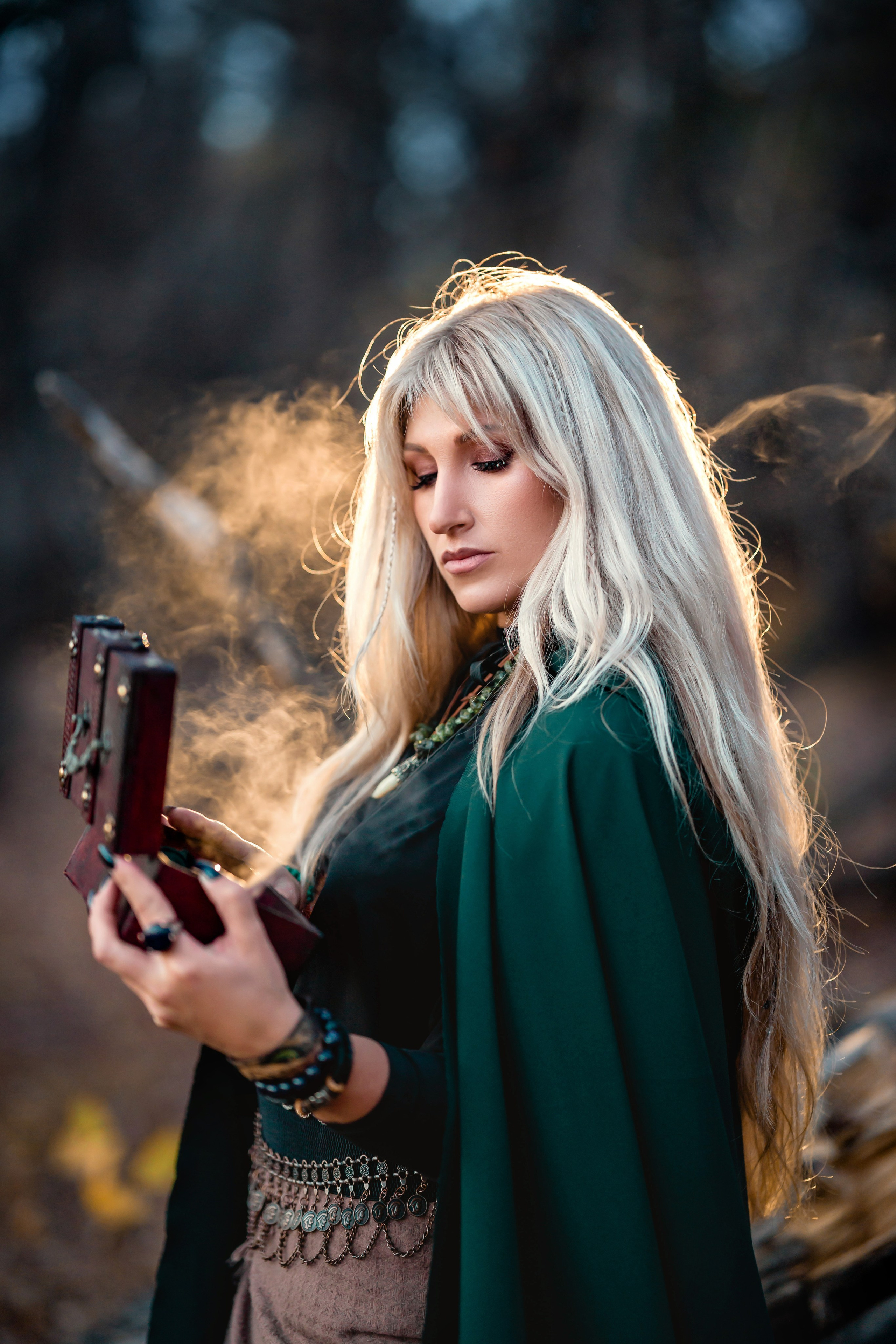 Ведьма в лесу. Фотограф Валентина Полунина