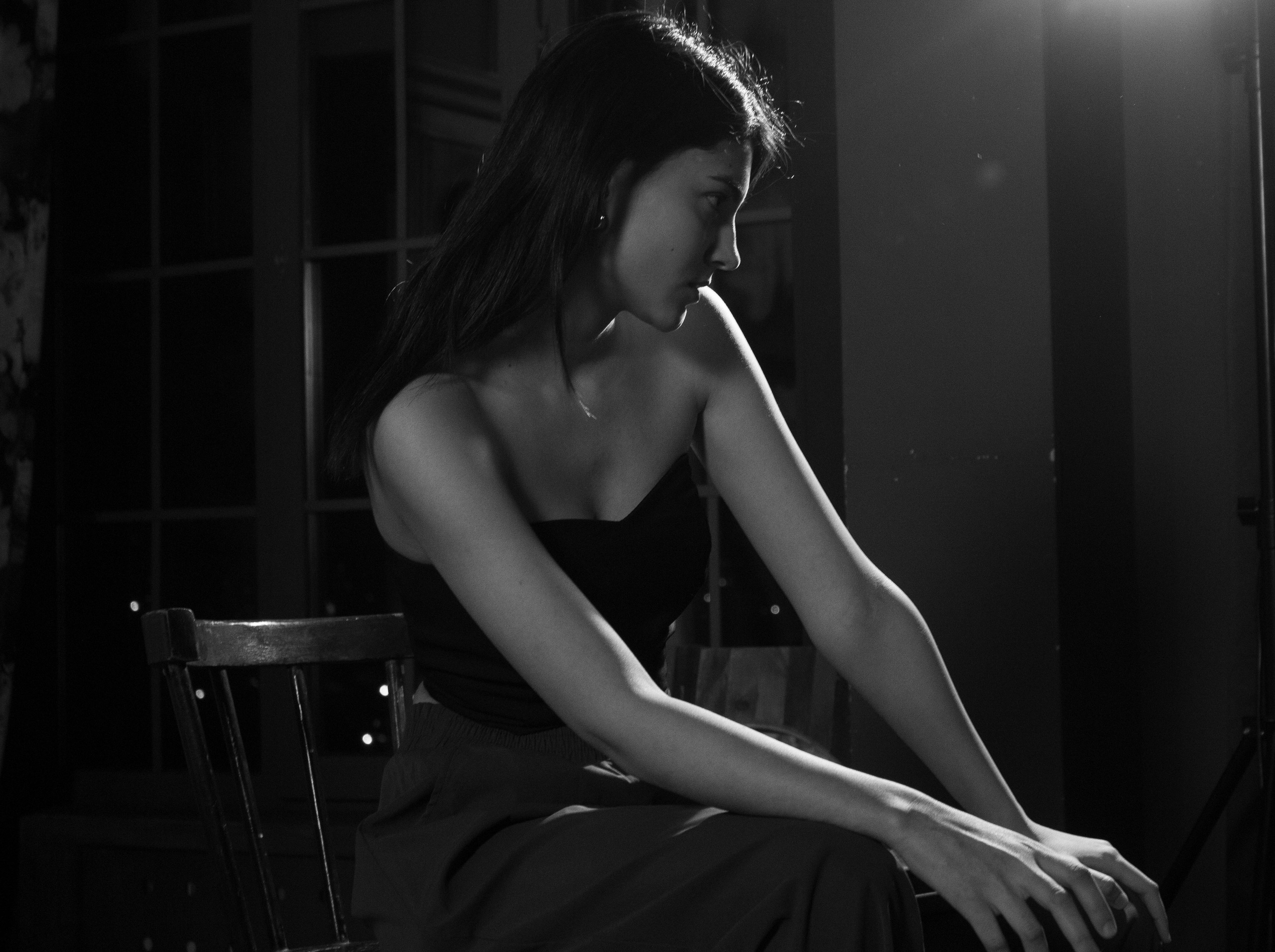 Алина в студии «Камера обскура». Фотограф Екатерина Козловская