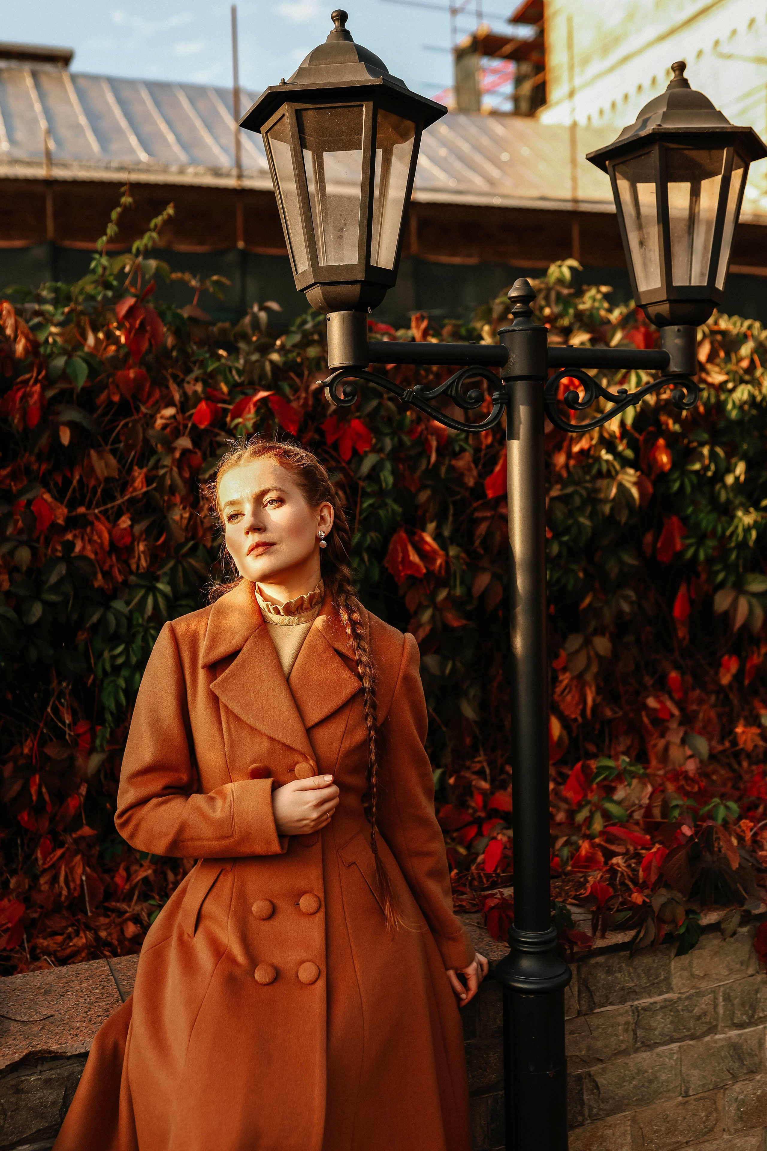 Женская осеняя винтажная фотосессия в Москве. Свадебный и семейный фотограф в Москве