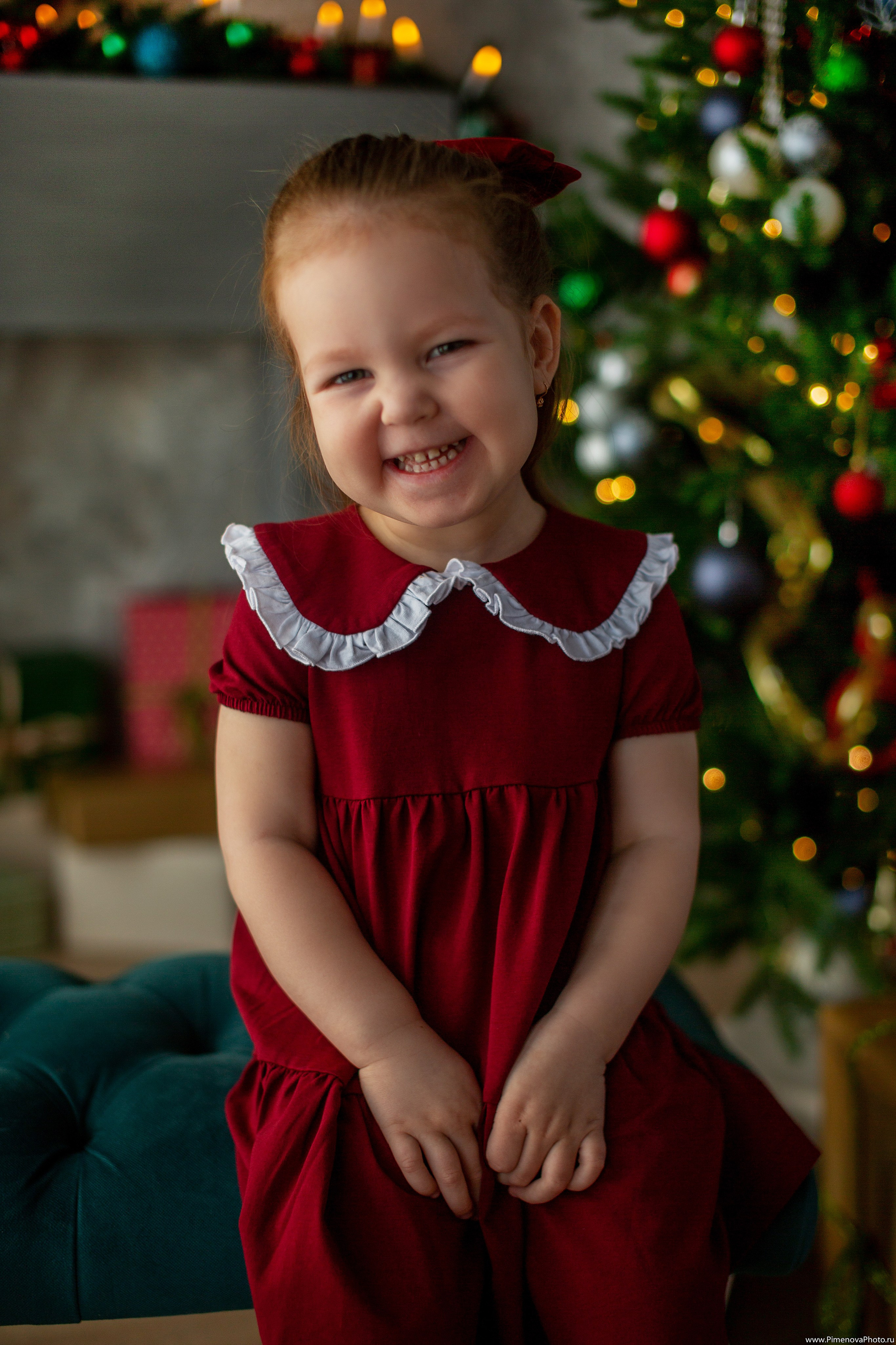 Новогодняя сказка Есении, 2024. Семейный и детский фотограф в Петрозаводске