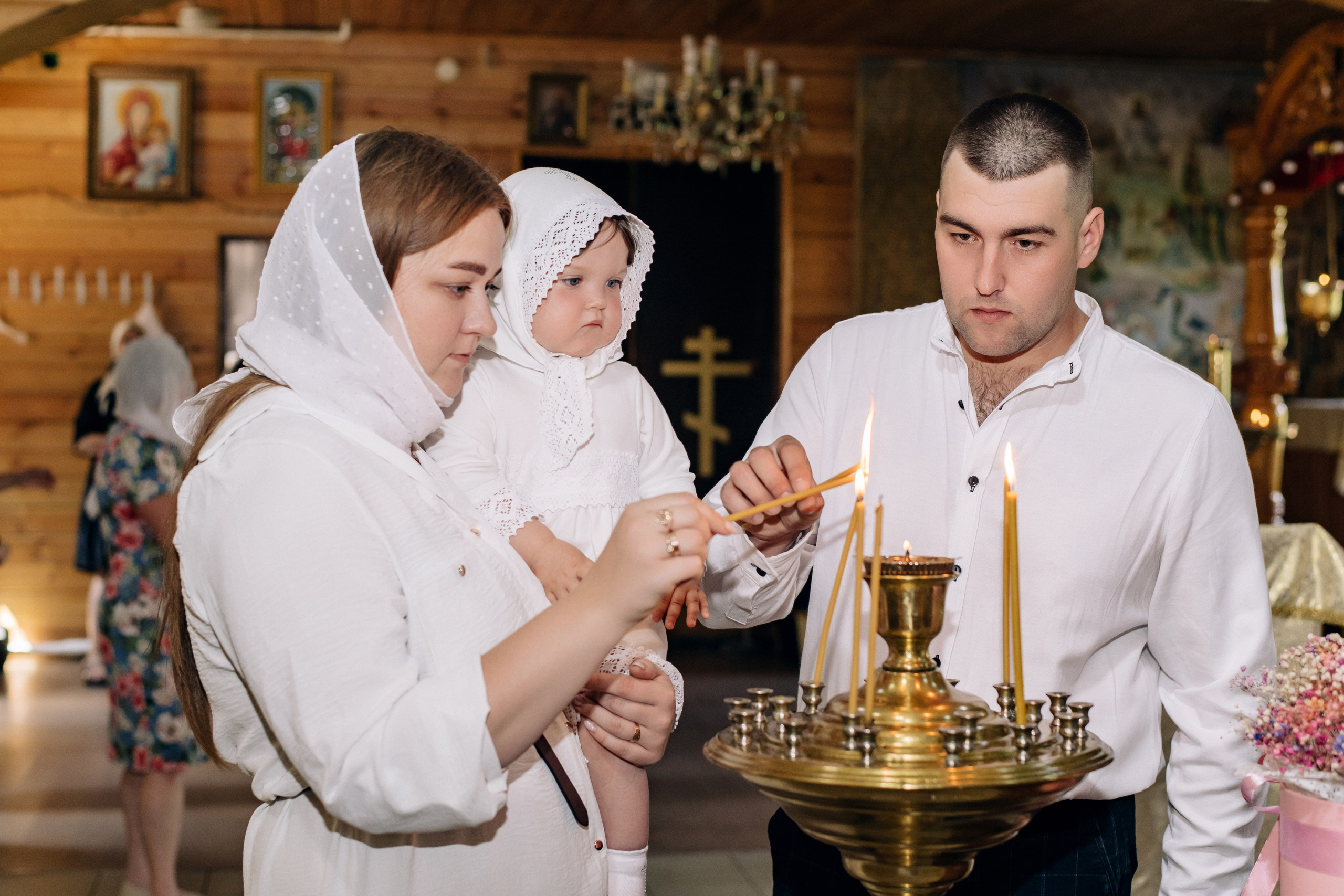 Таинство крещения Евы. Фотограф — МАРИЯ МЕДВЕДЕВА