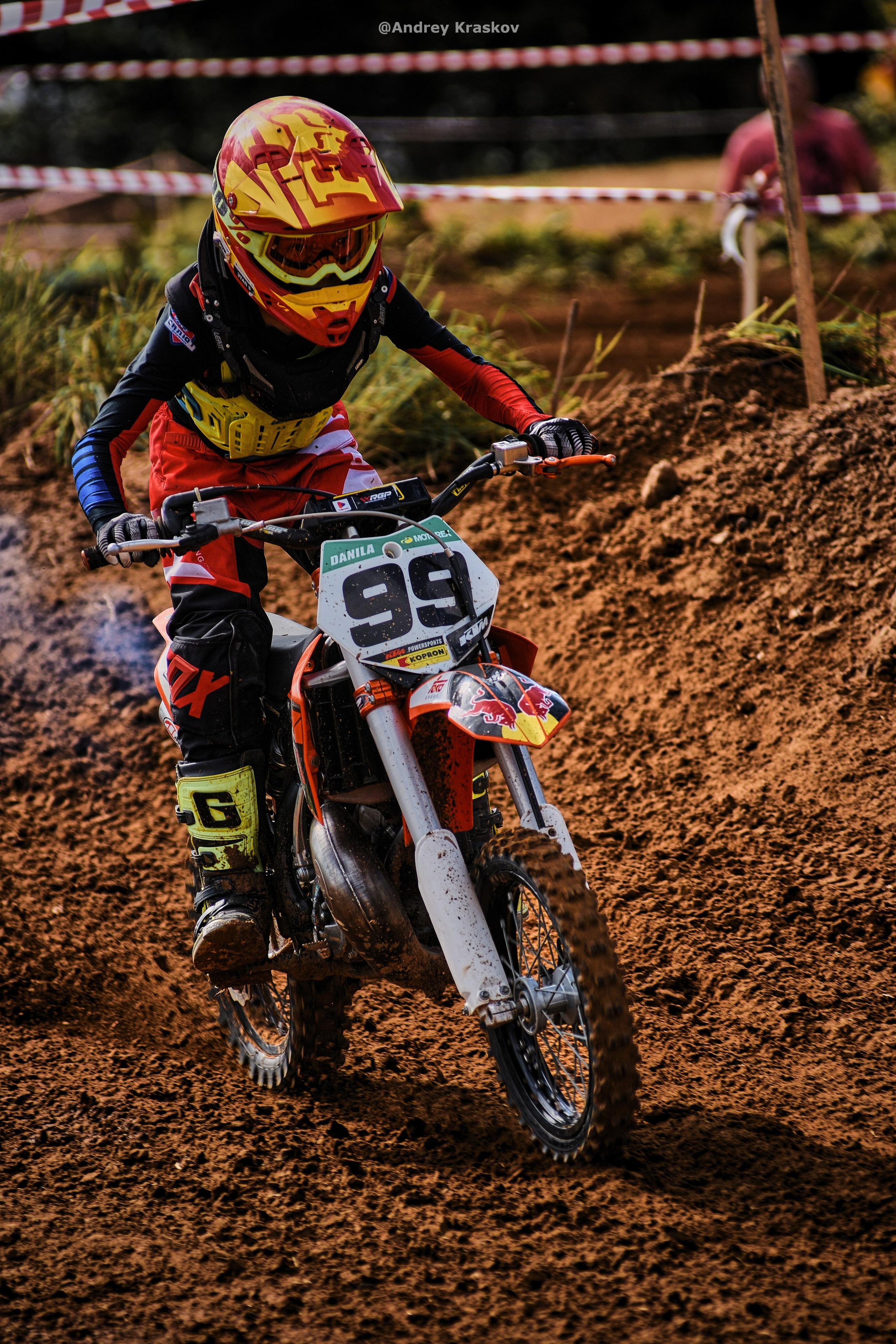 Мотокросс в городе Чкаловск. Фотограф Красков Андрей