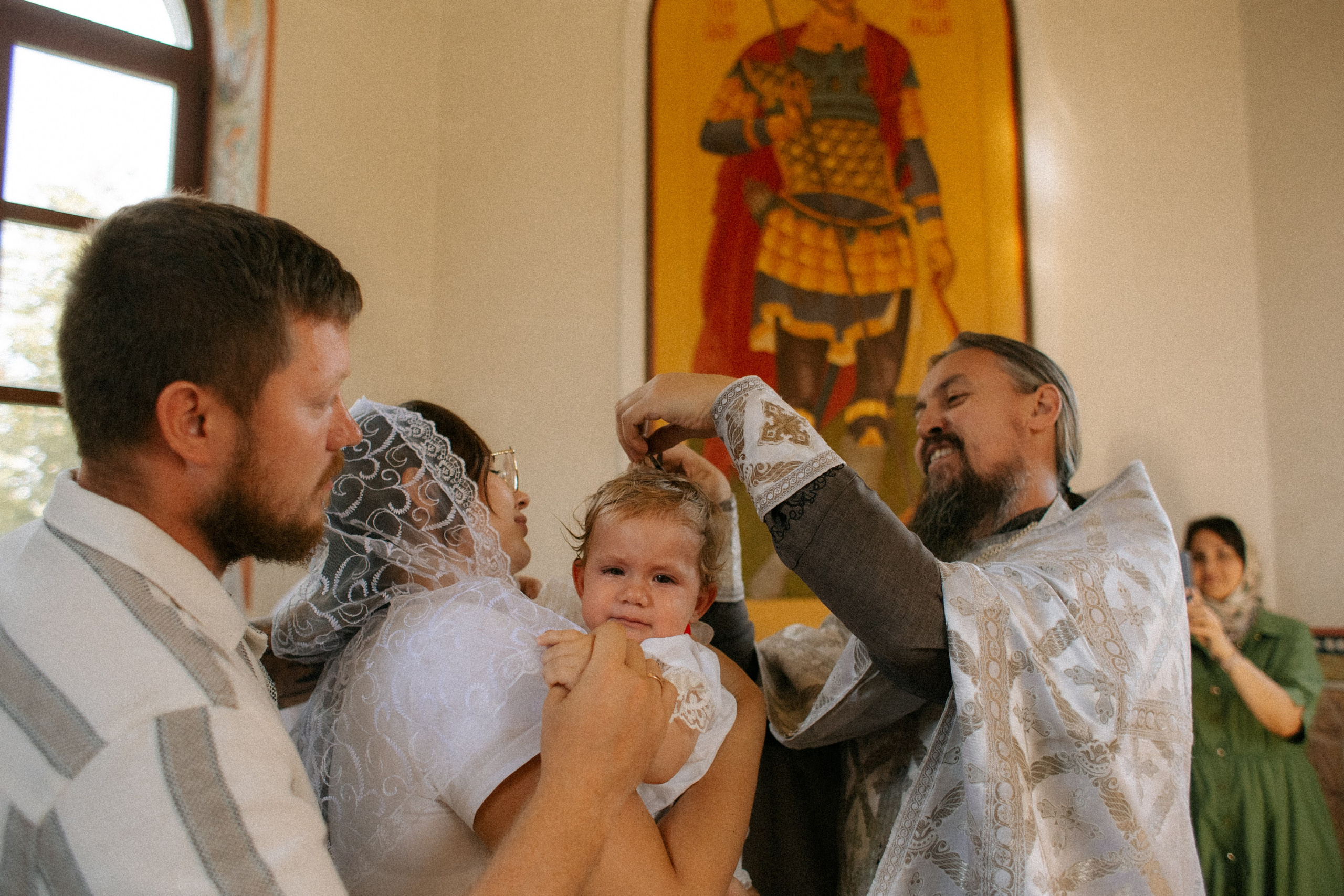 Фотосессия крещения. Семейный фотограф Виктория Потехина Москва