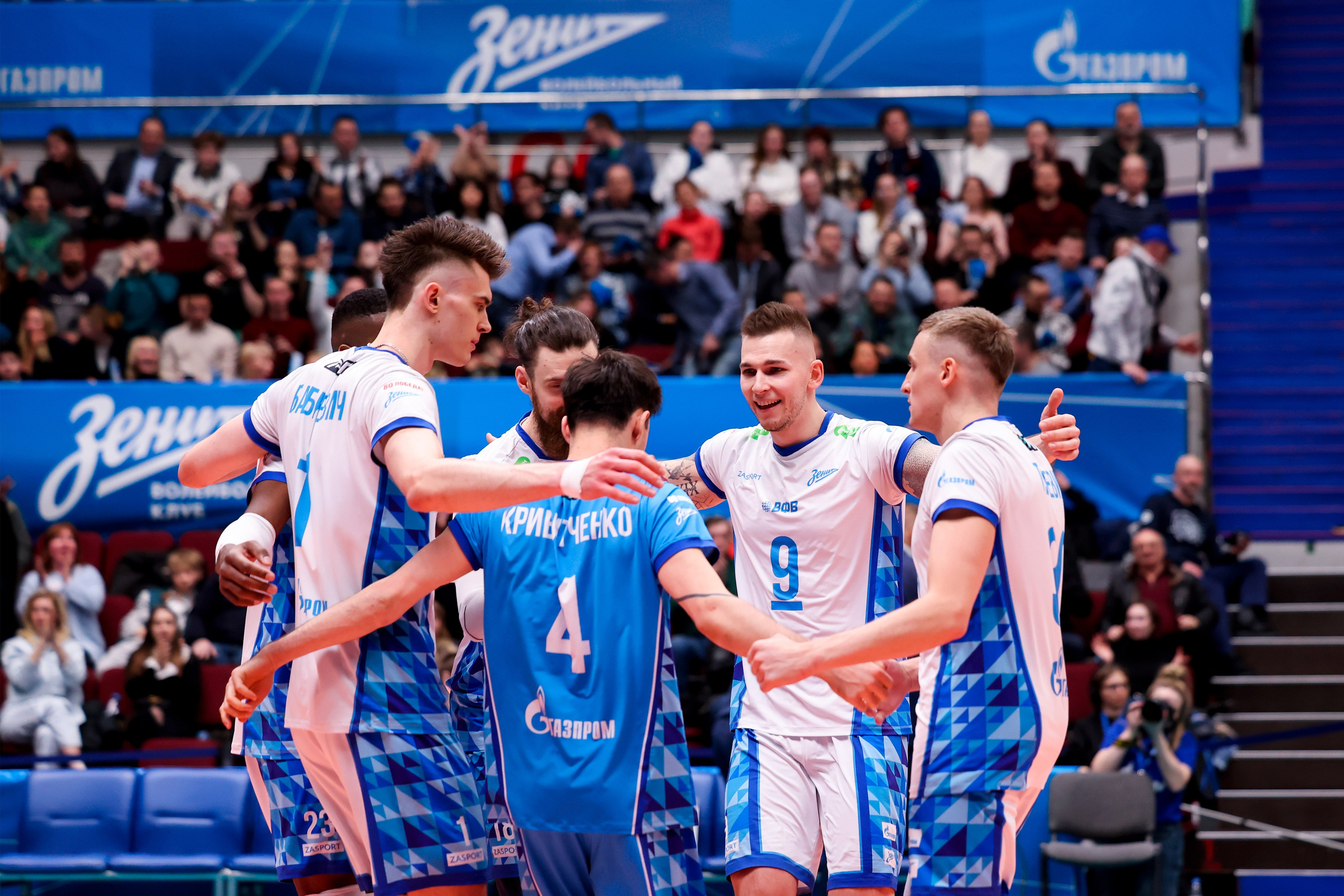 ВК Зенит — ВК Белогорье 08.04.2025. Спортивный и репортажный фотограф Антон Тереханов