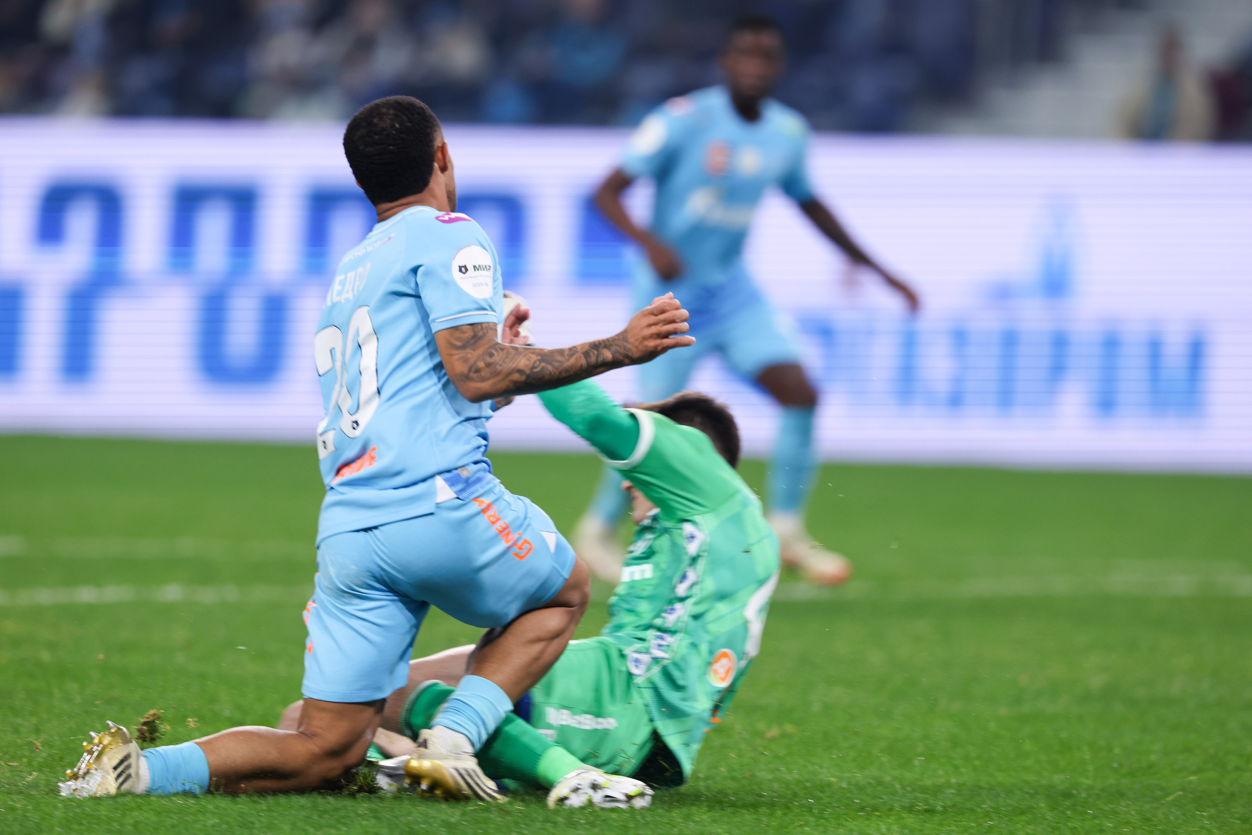 ФК «Зенит» — ФК «Динамо» Москва 26.10.2025. Спортивный и репортажный фотограф Антон Тереханов