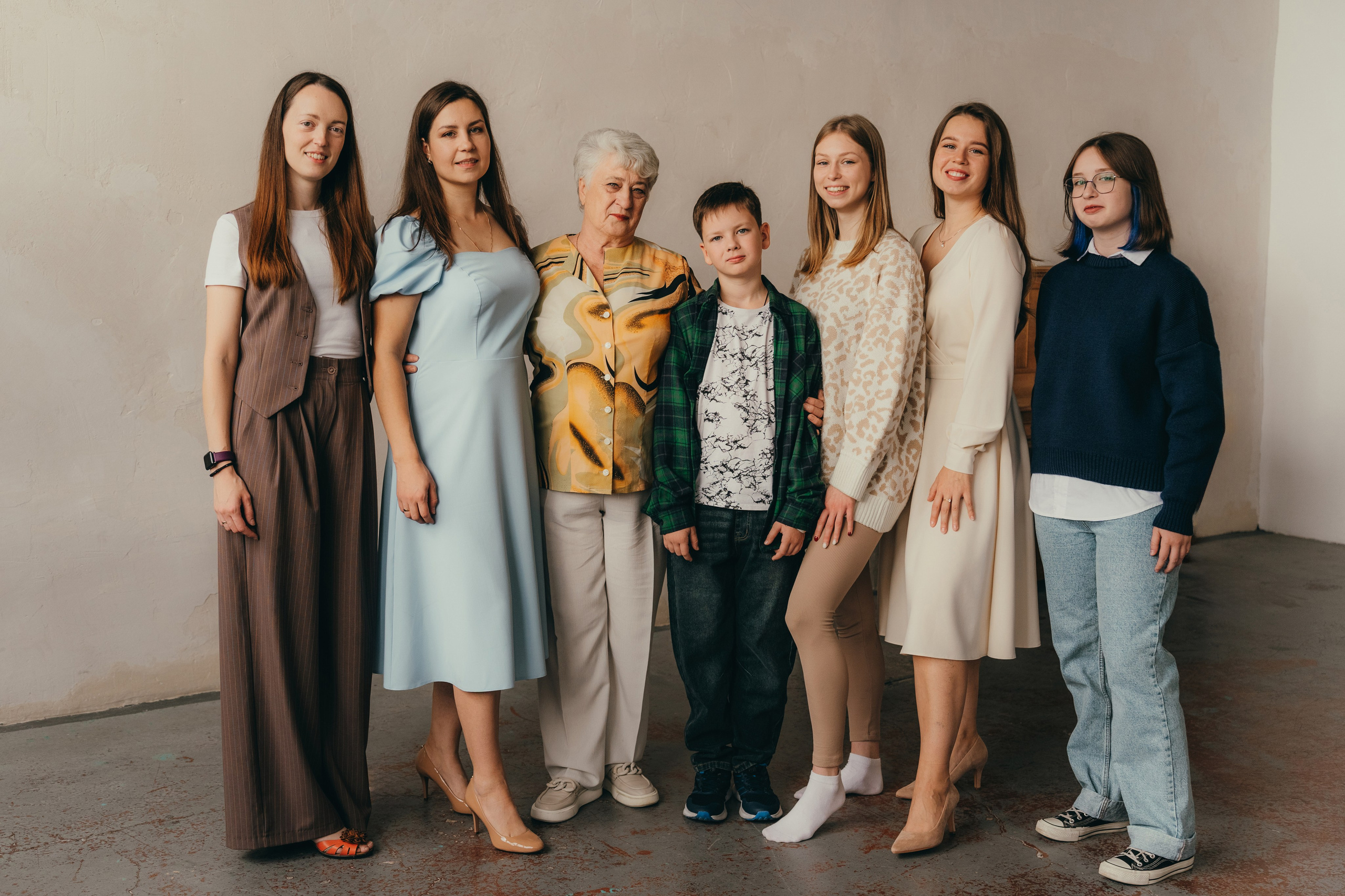 Большая семья. Семейный фотограф • Домашние съемки в Нижнем Новгороде