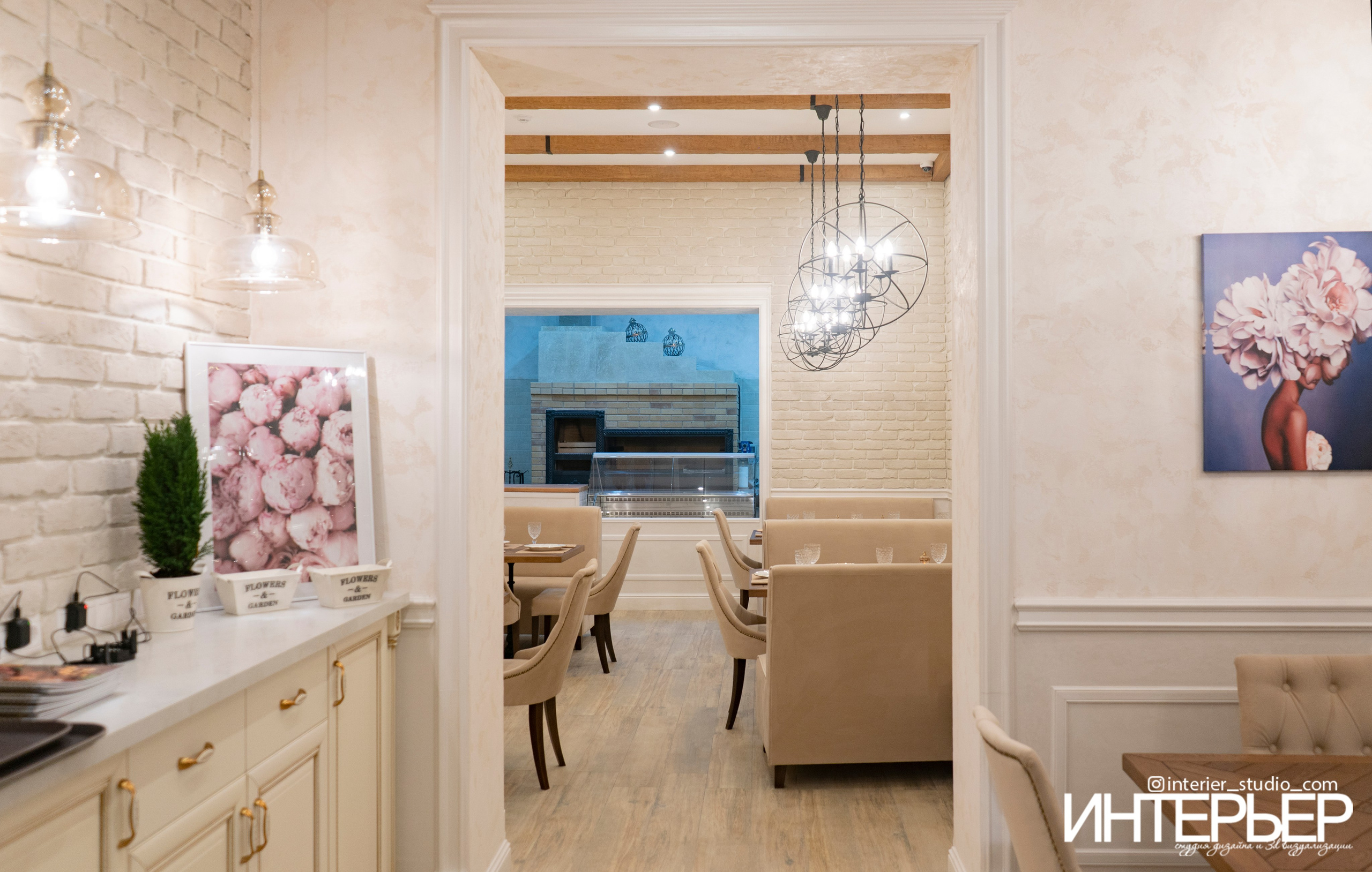 Кафе «Барбарис» г. Кисловодск. Дизайн интерьера, 3D визуализация и 3D моделирование. Создание проектов и чертежей. КМВ: Кисловодск, Пятигорск, Ессентуки и удаленно