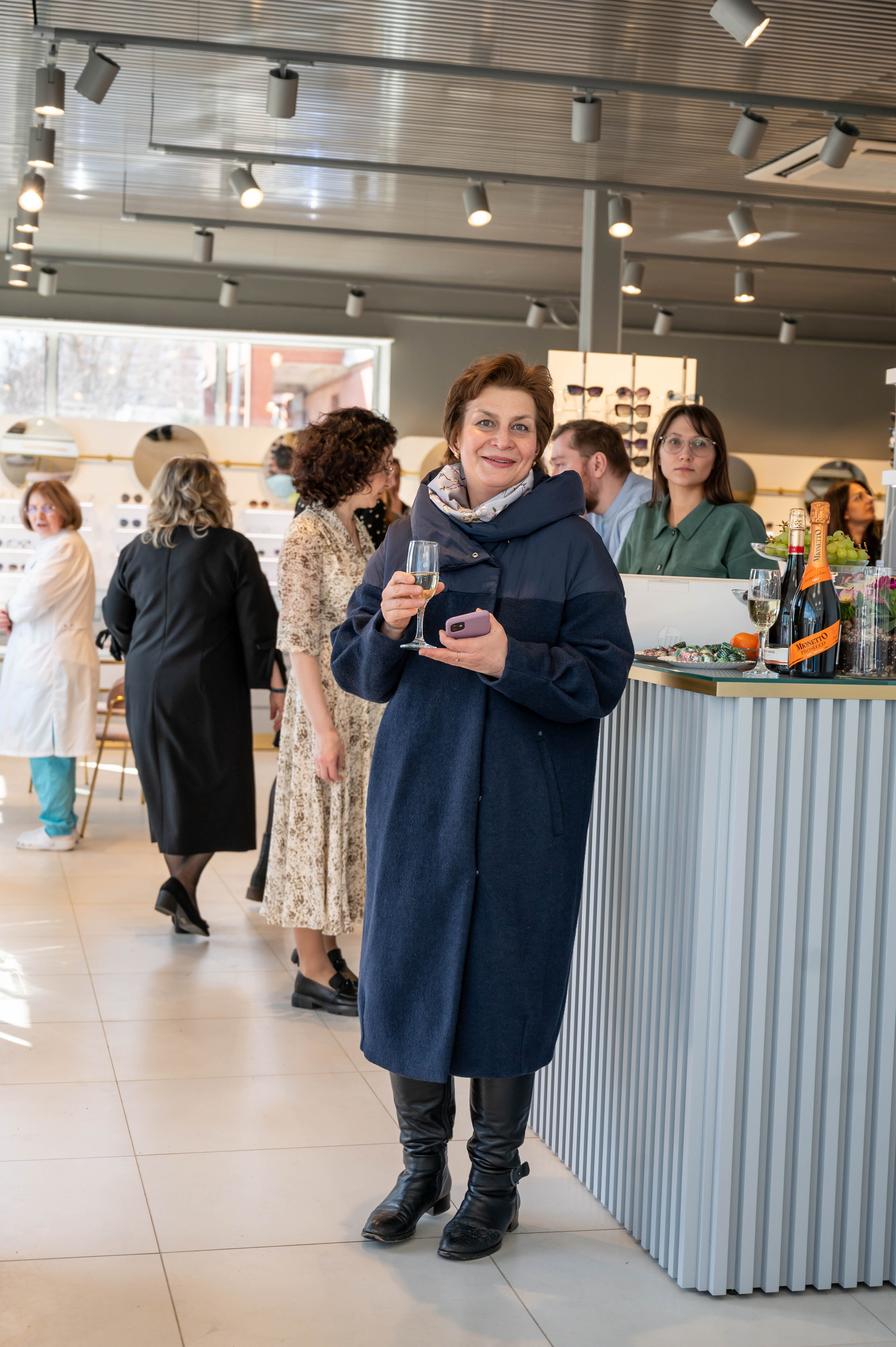 Съёмка открытия оптики