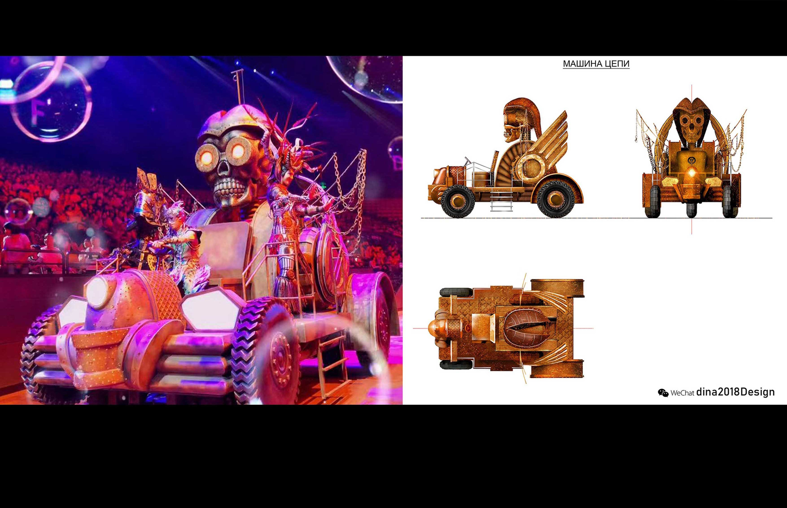 PLATFORMS FOR THEMED PARKS. Munina Dina. Set design portfolio