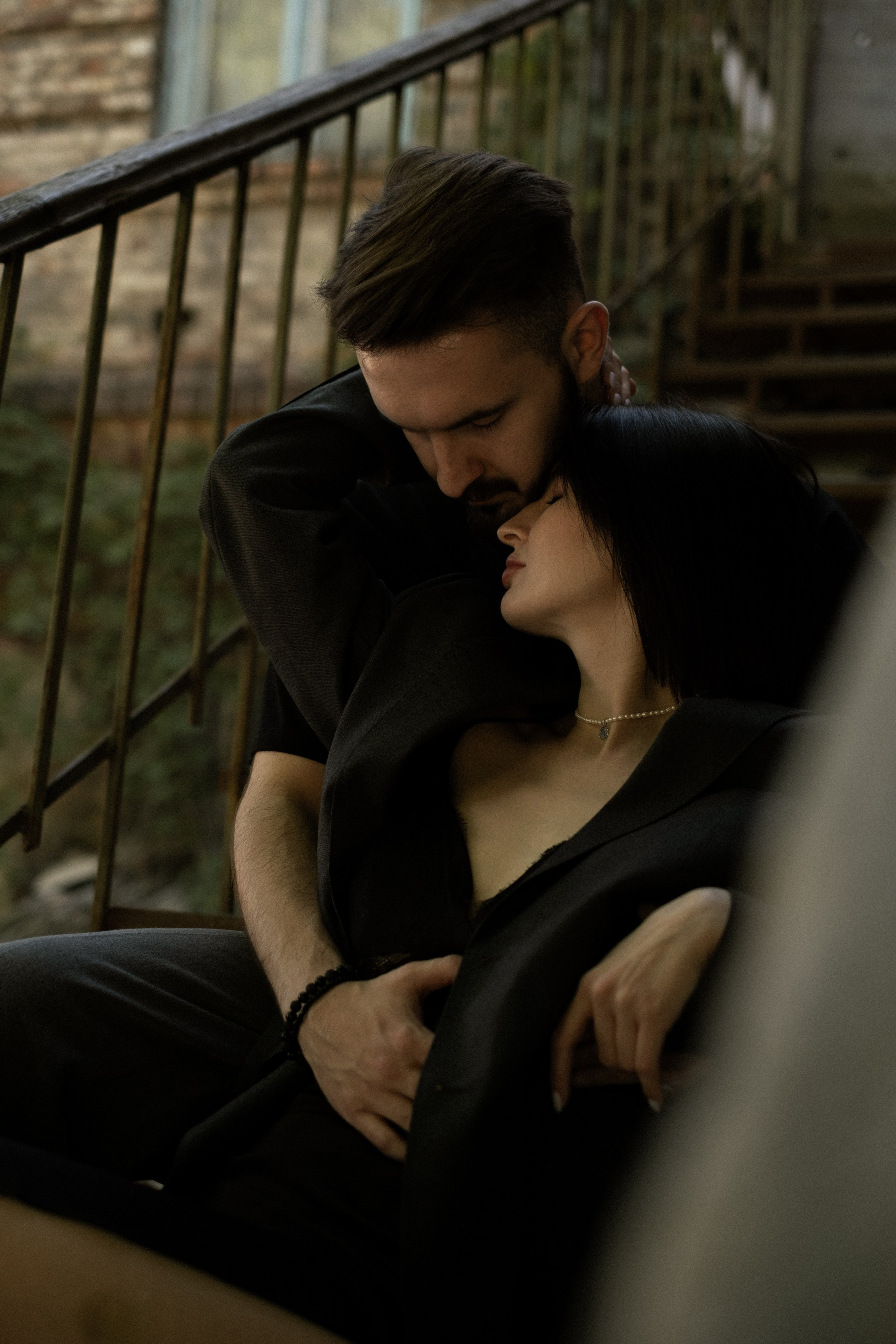 Настя и Максим. Фотограф в Москве. Женский и мужской портрет, лавстори (love story)