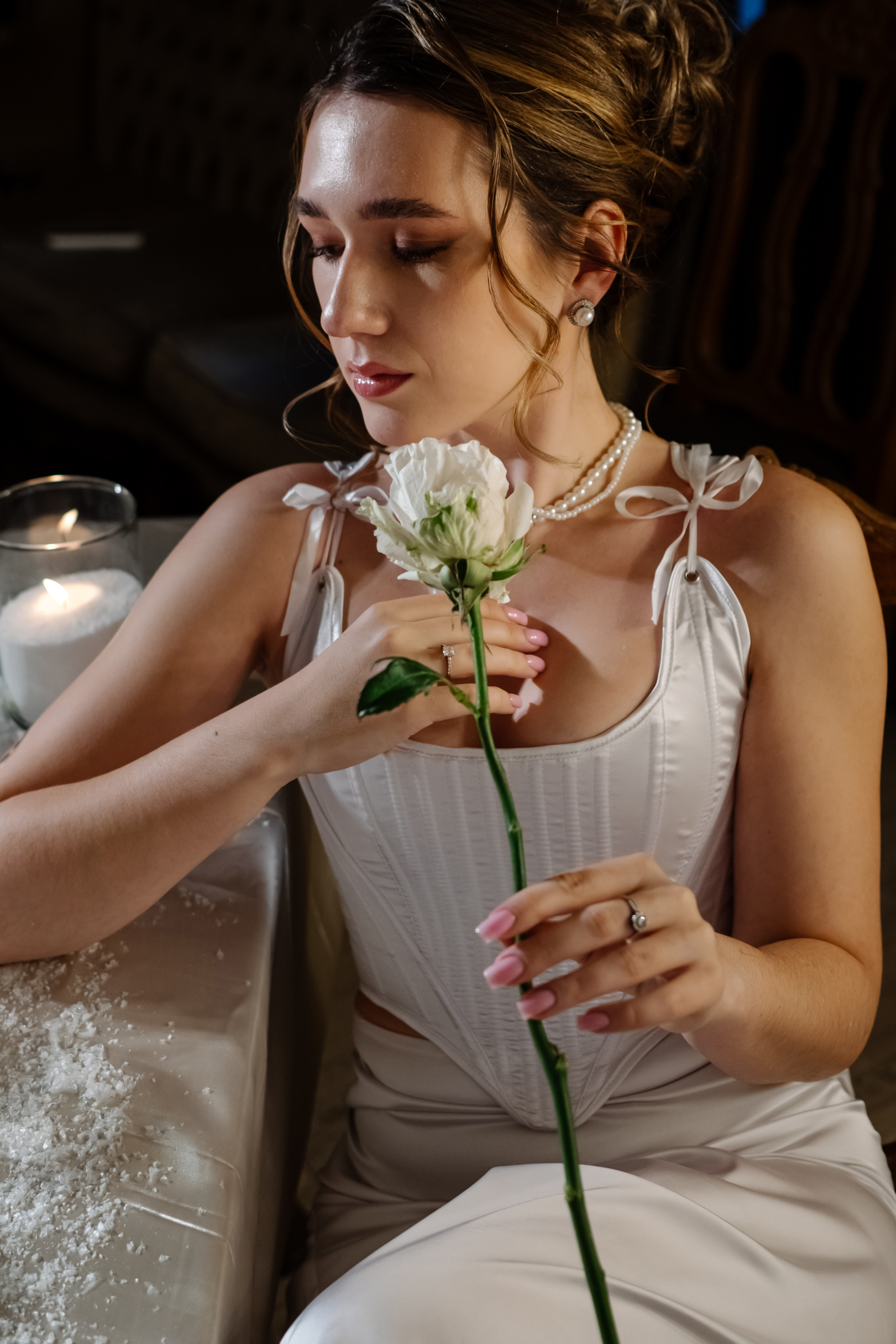 Индивидуальная. Со свечами. Свадебный и сеейный фотограф в Санкт-Петербурге Елена Худякова