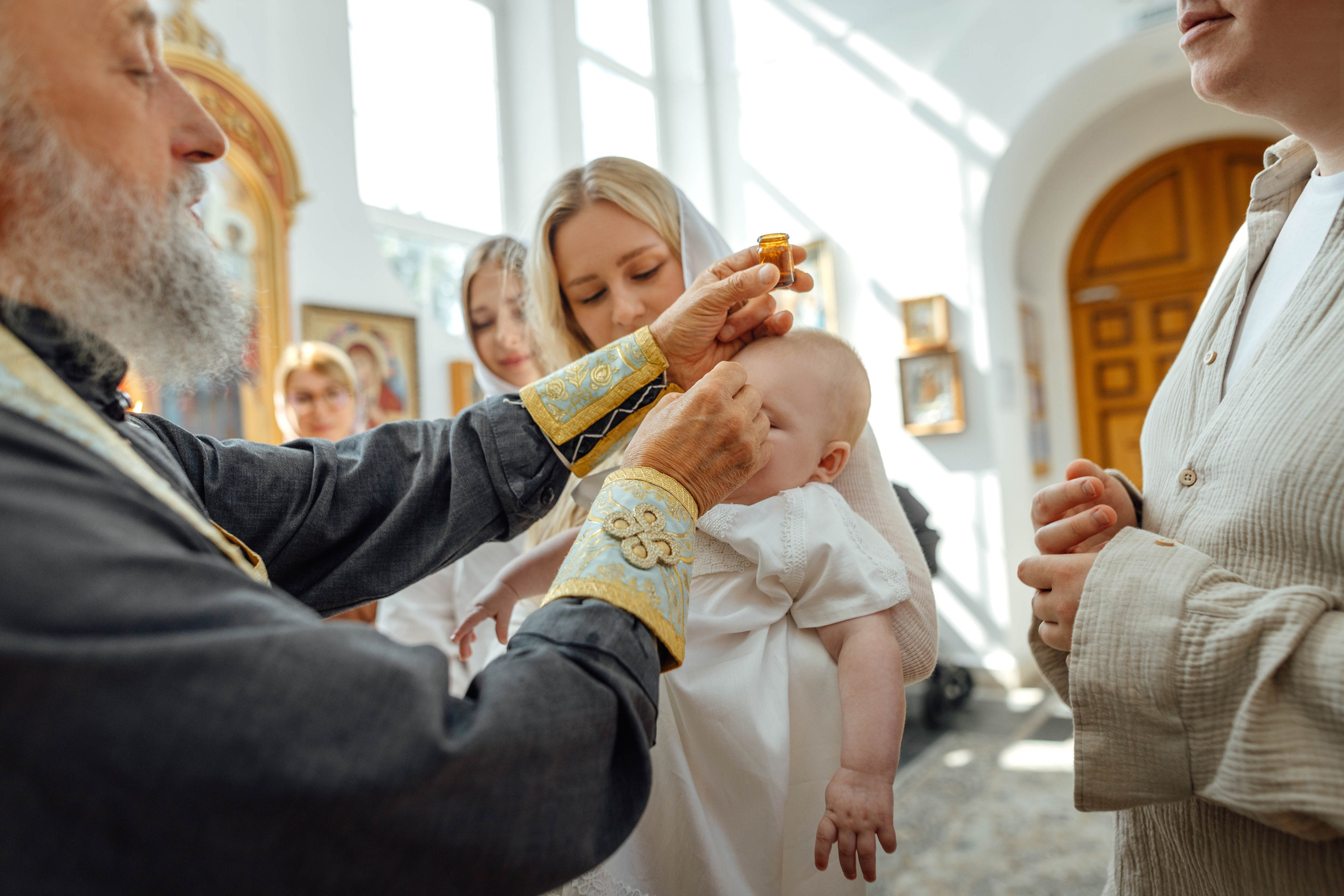 Крещение Мишель, гп. Ивенец, храм Ефросинии Полоцкой, август 2025