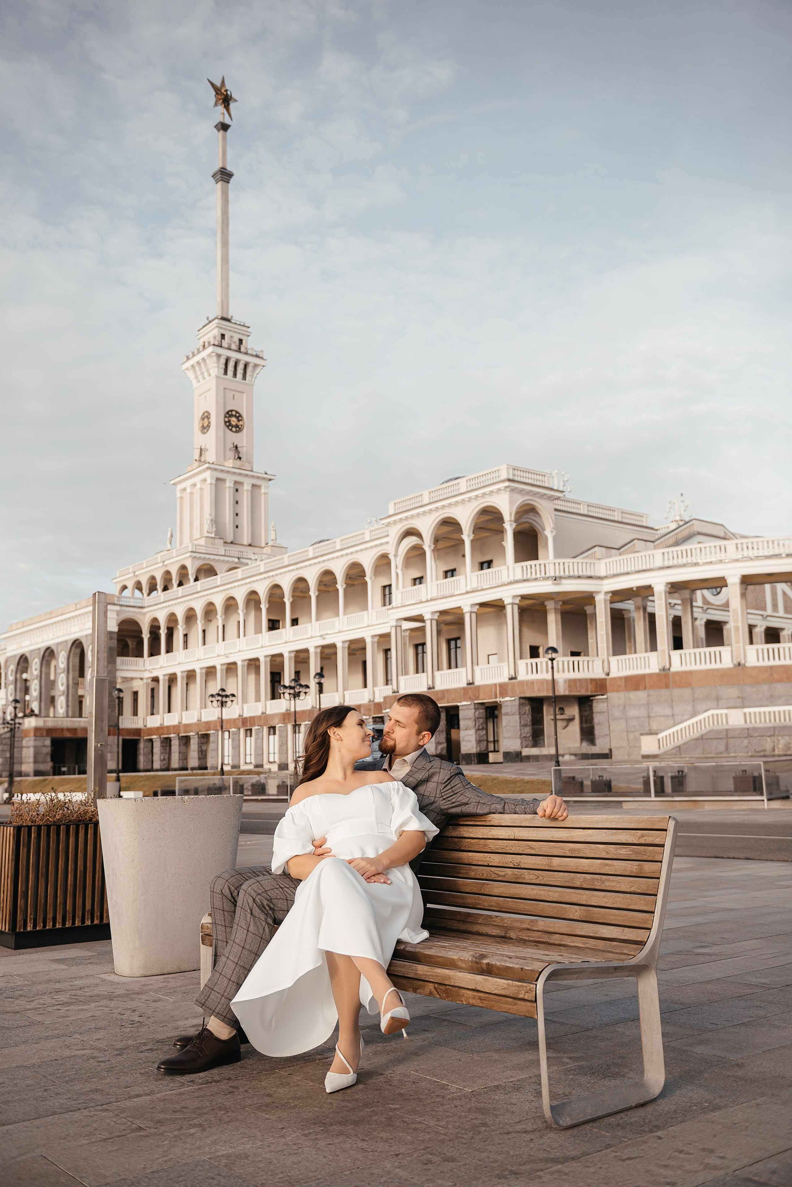 Жених и невеста речной вокзал