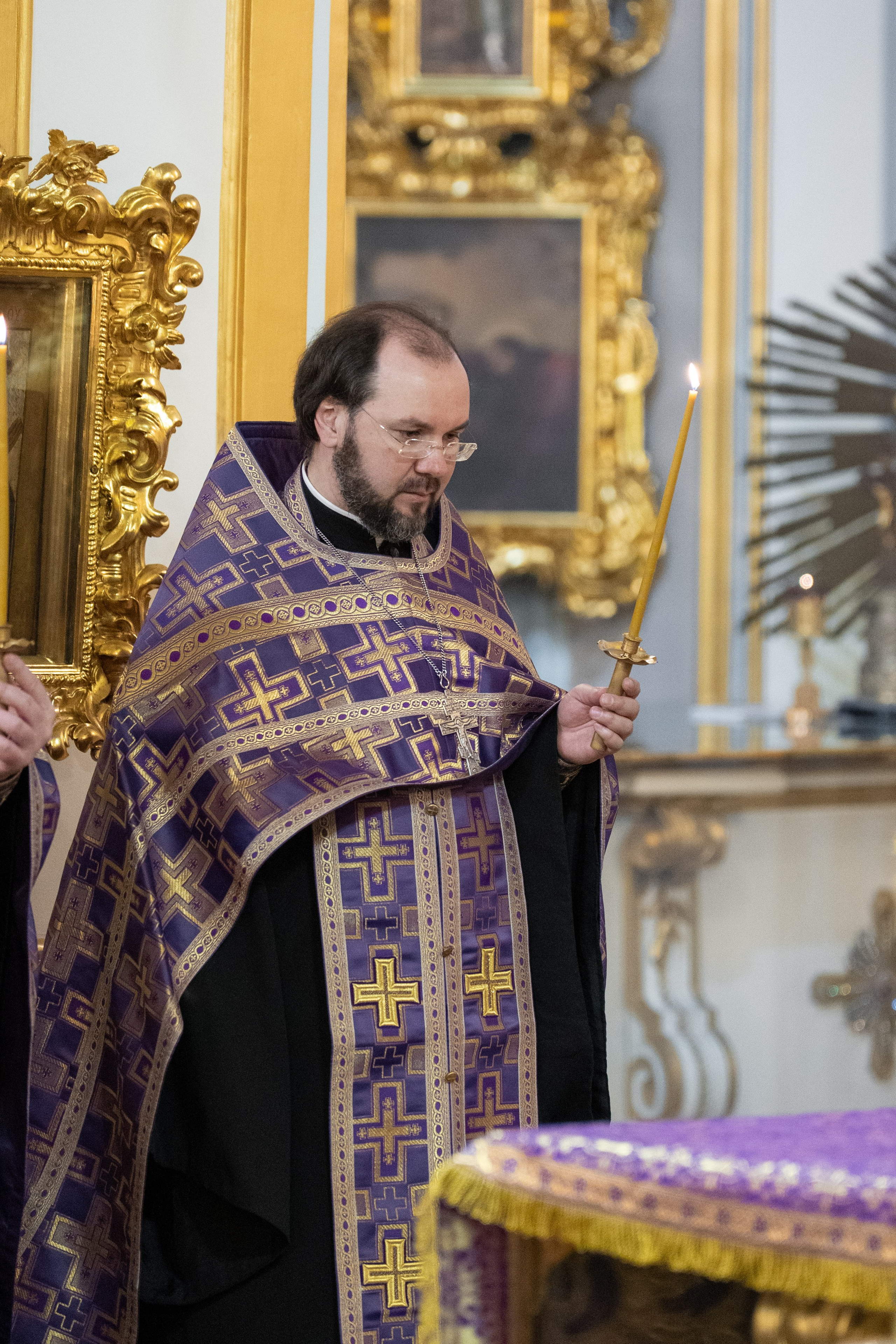 Воскресное бдение в канун Недели Крестопоклонной. НИКОЛО-БОГОЯВЛЕНСКИЙ МОРСКОЙ СОБОР