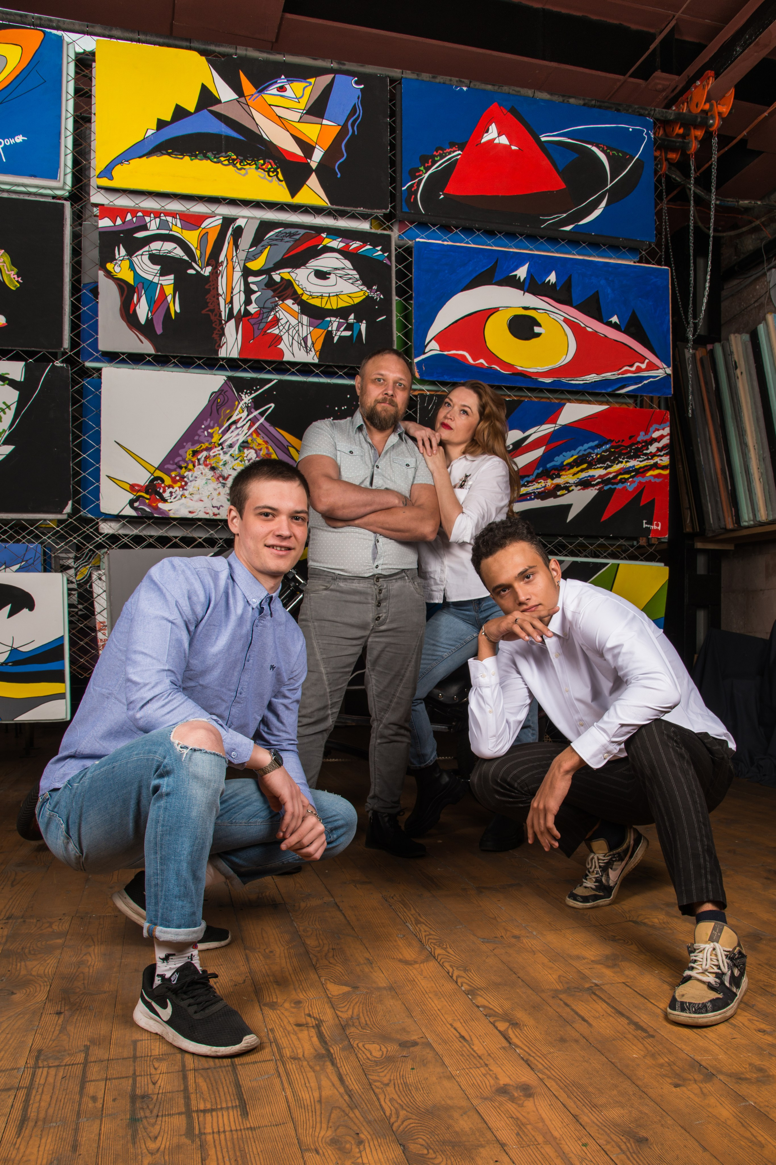 Семейная фотосессия. Фотосессия для большой семьи. Семейный портрет. Семейная фотосессия в студии. Семейный фотограф Екатеринбург Москва