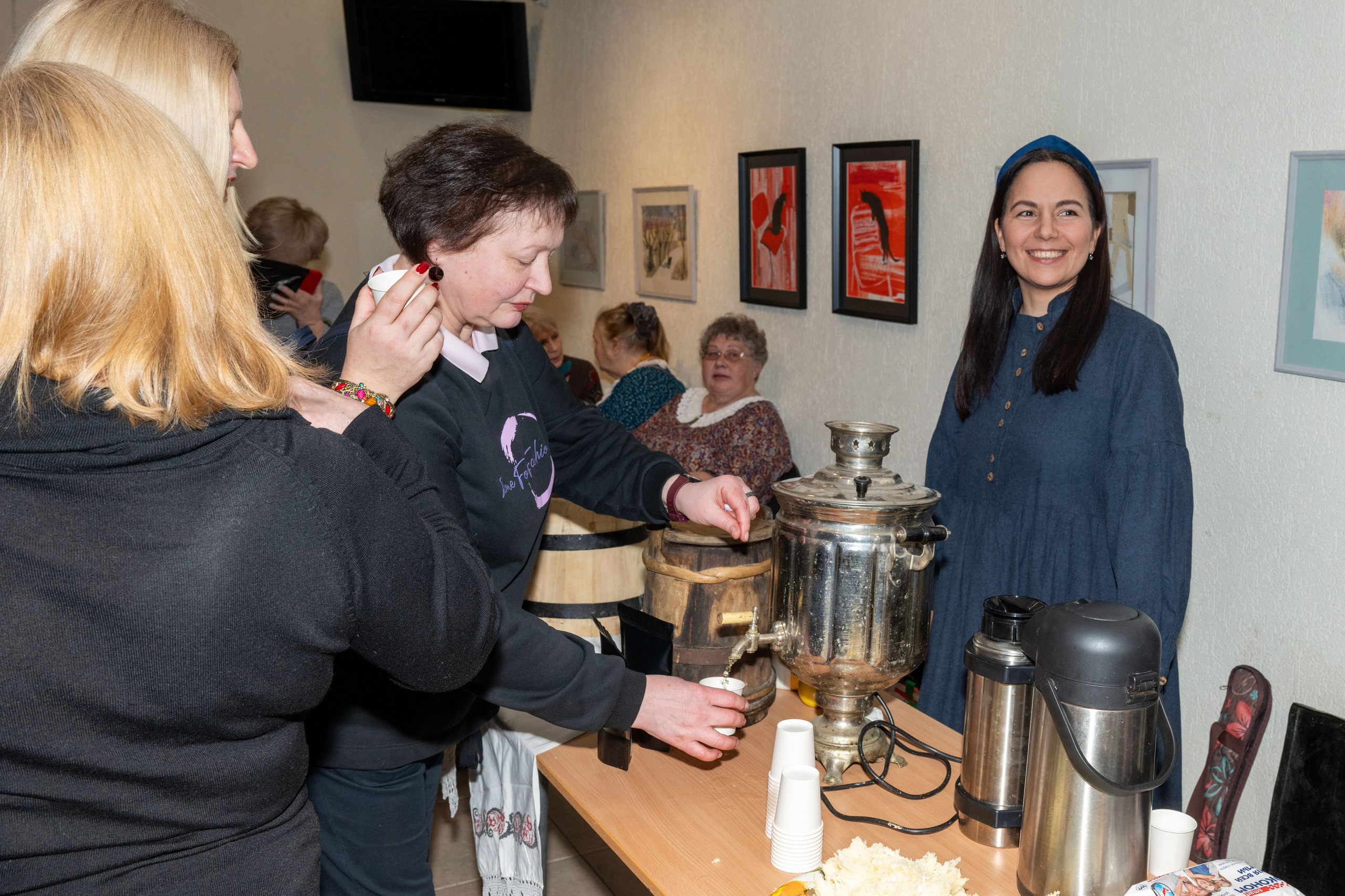 Съёмка в Доме кино